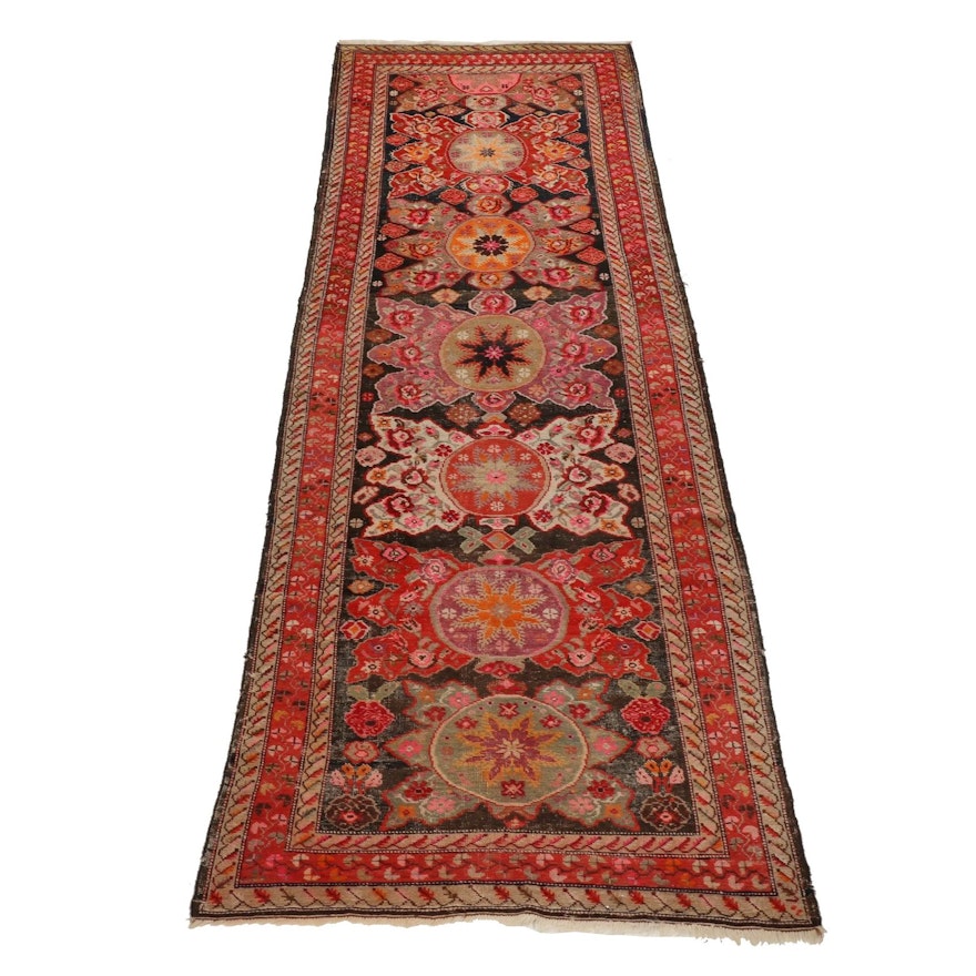 Hand-Knotted Indo-Persian Carpet Runner