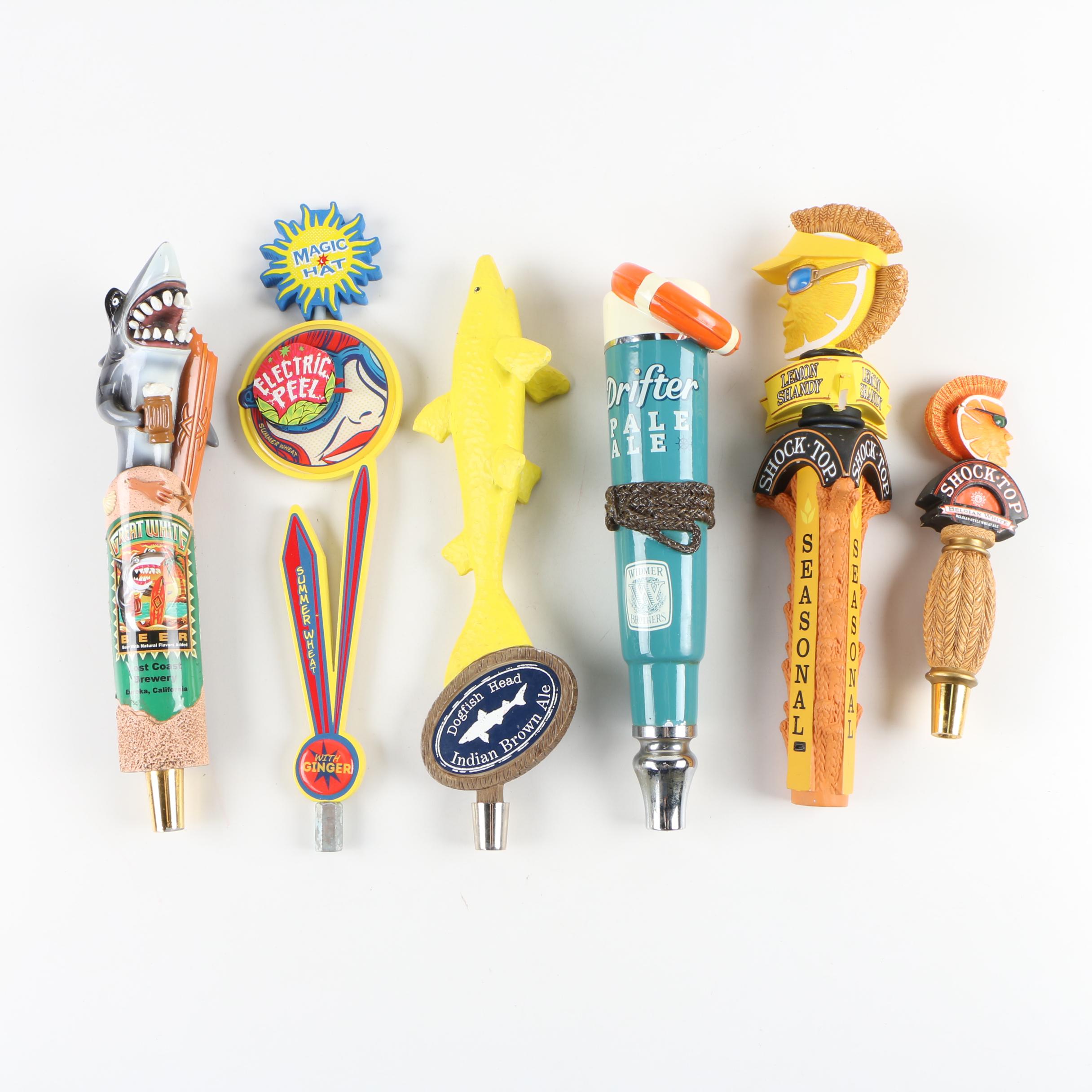 Dogfish Head and Other Contemporary Beer Tap Handles