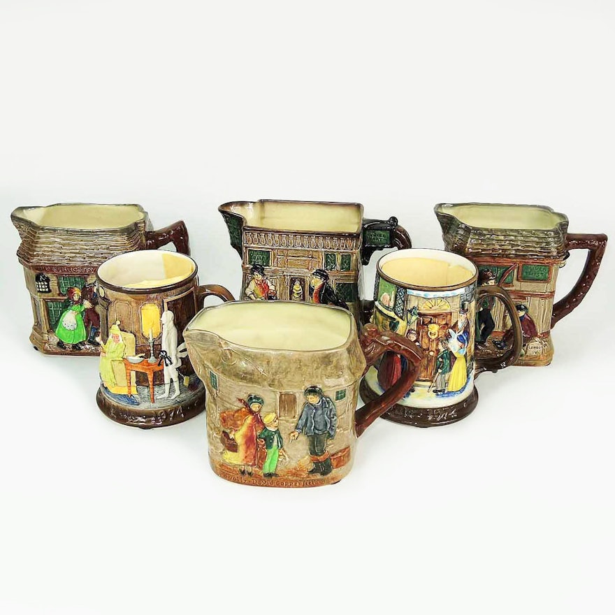 Royal Doulton Charles Dickens Ceramic Pitchers