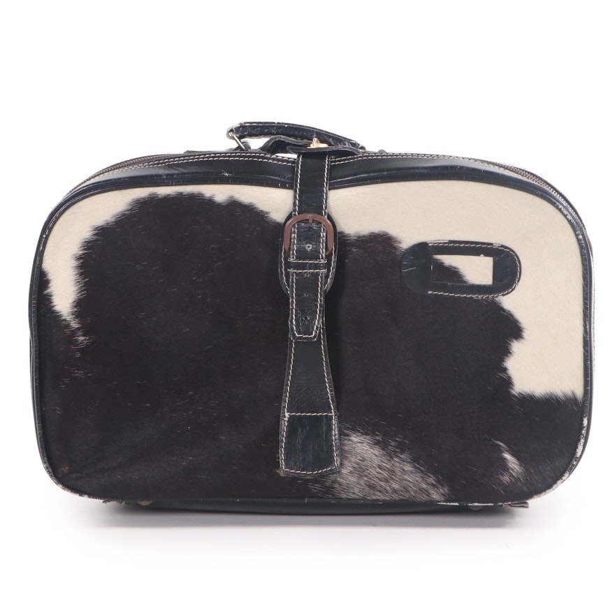 M.R. Canoa Argentinian Cowhide Luggage Bag, Vintage