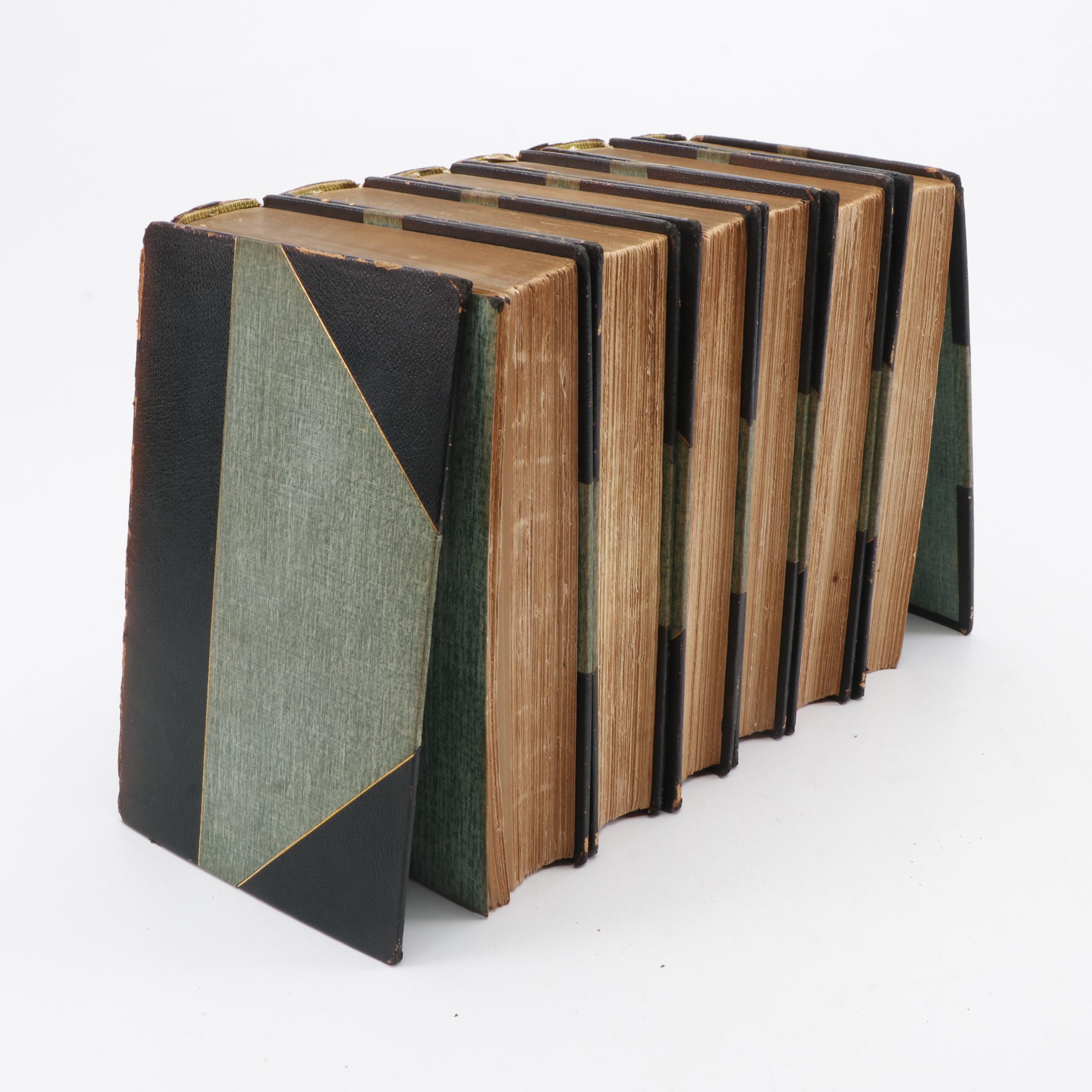 1883 "History of the United States" Six Volume Set by George Bancroft