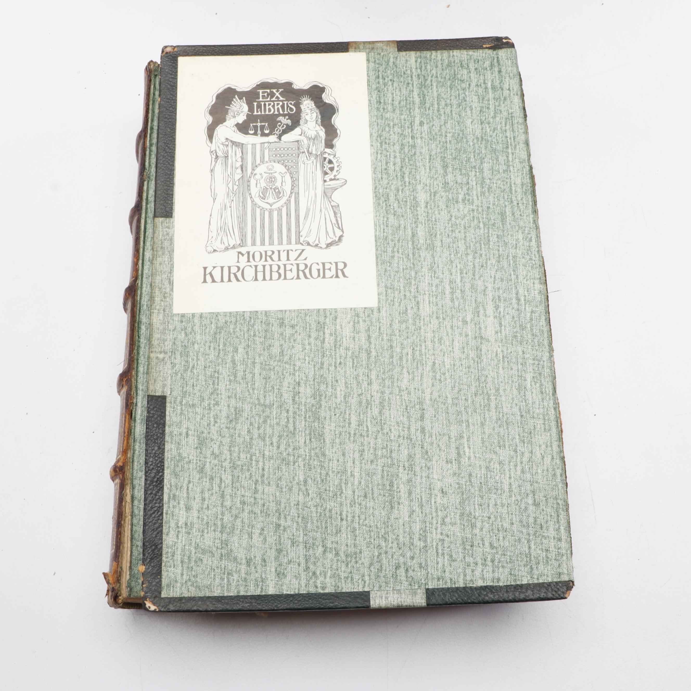 1883 "History of the United States" Six Volume Set by George Bancroft