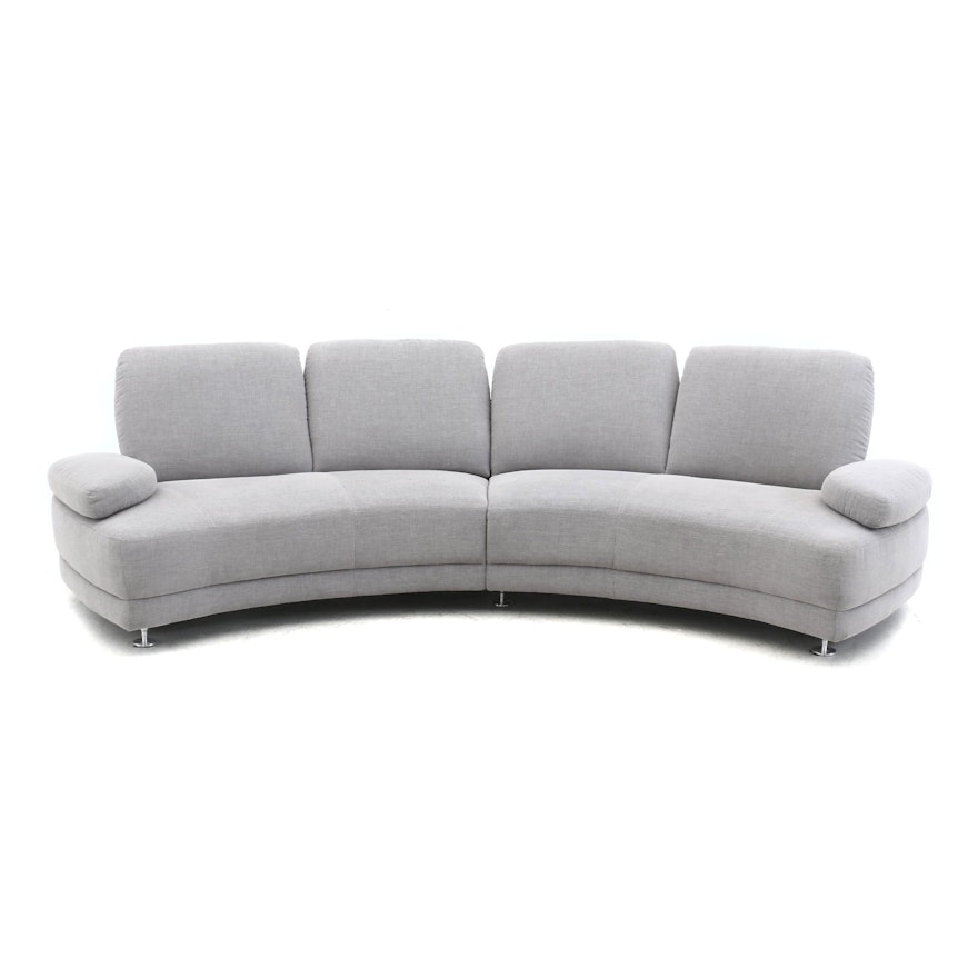 Upholstered Sectional Sofa, Late 20th Century