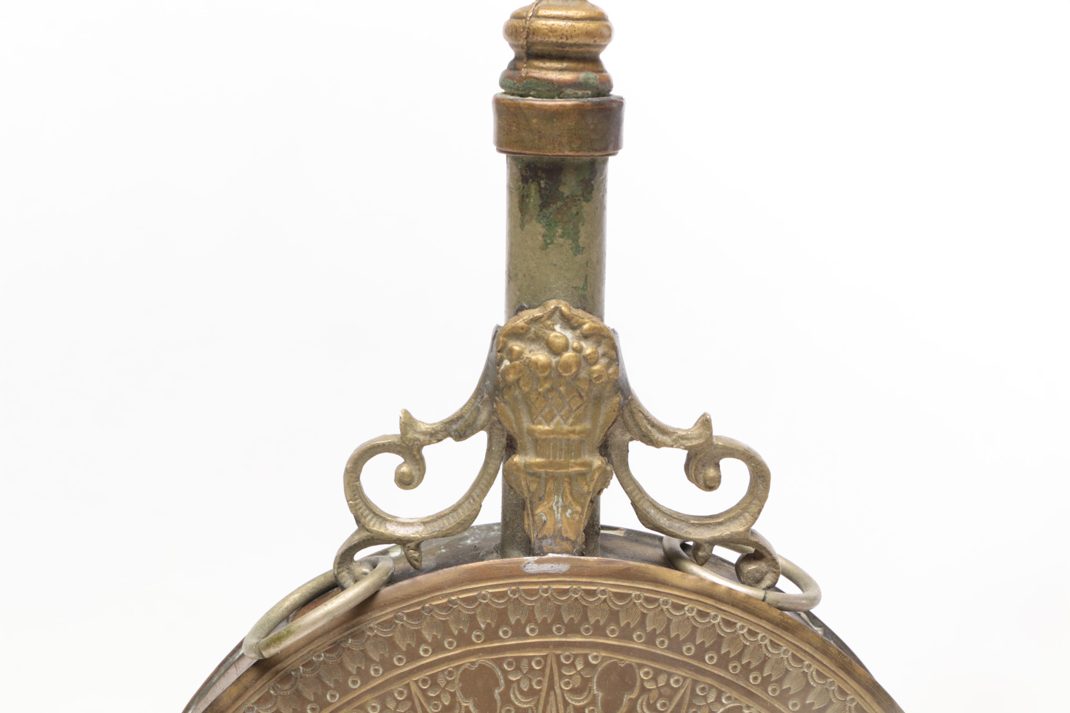 Decorative Indian Howdah Elephant with Middle-Eastern Ceremonial Canteen