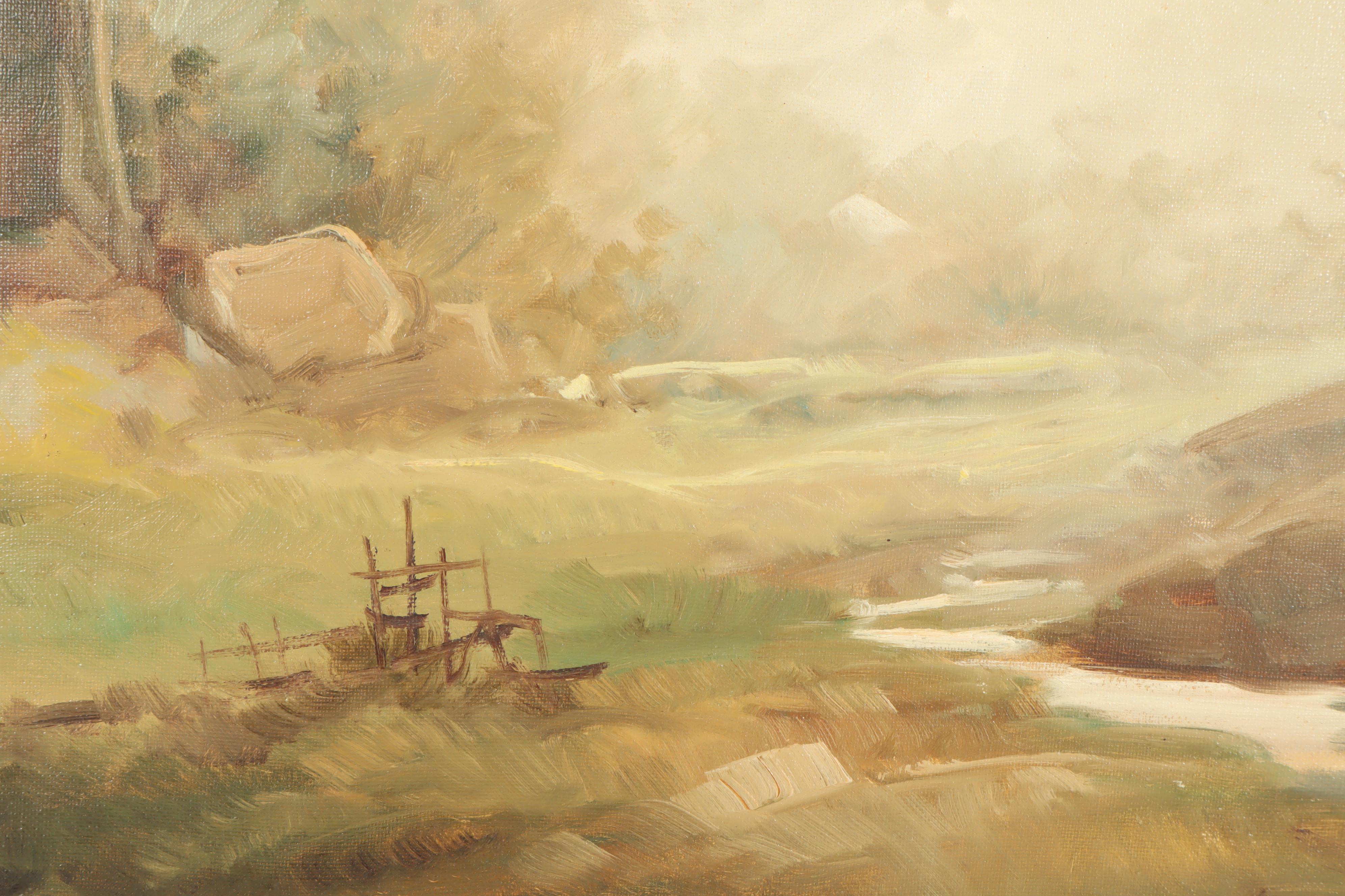 Jacopo Della Selva Landscape Oil Painting