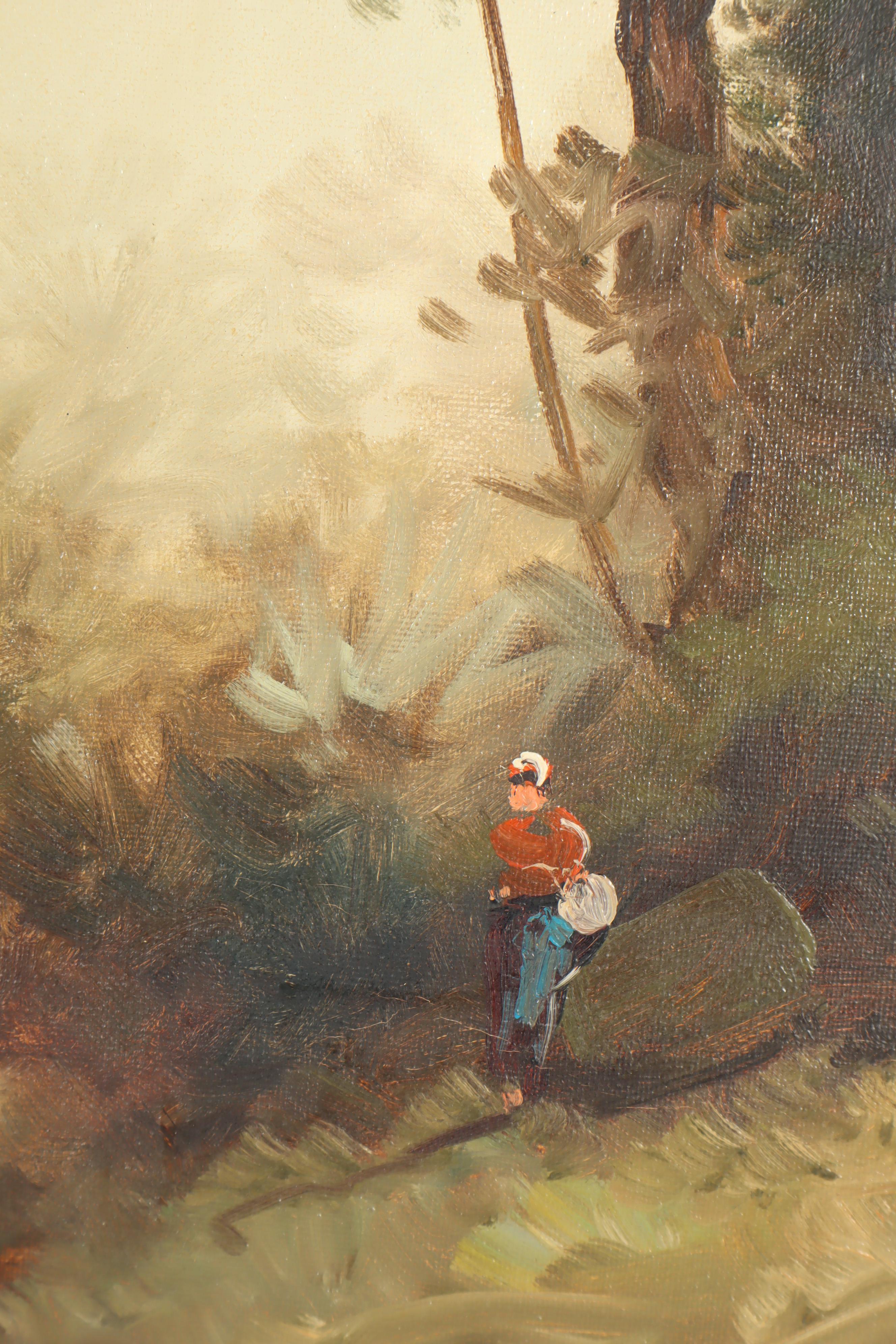 Jacopo Della Selva Landscape Oil Painting