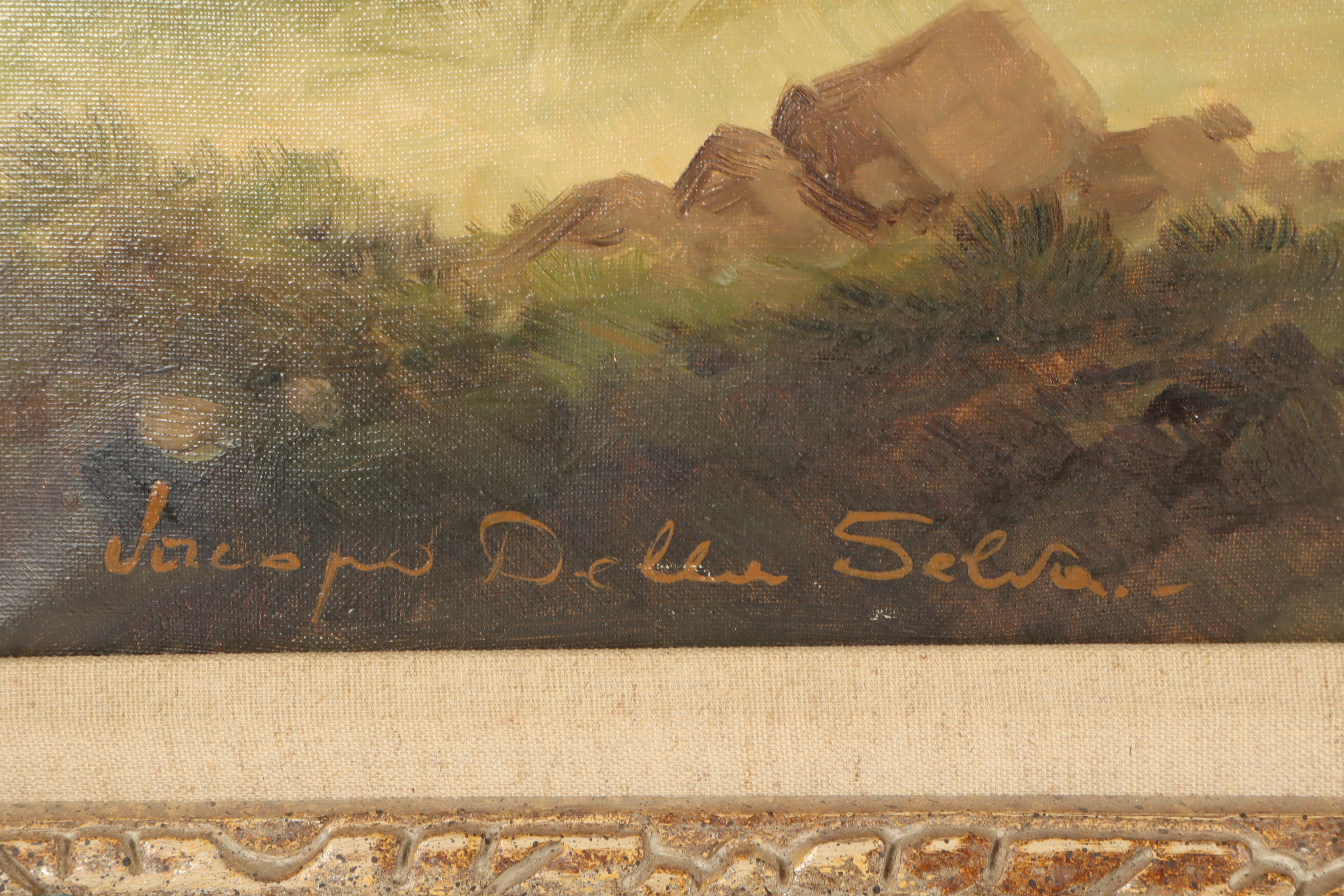 Jacopo Della Selva Landscape Oil Painting