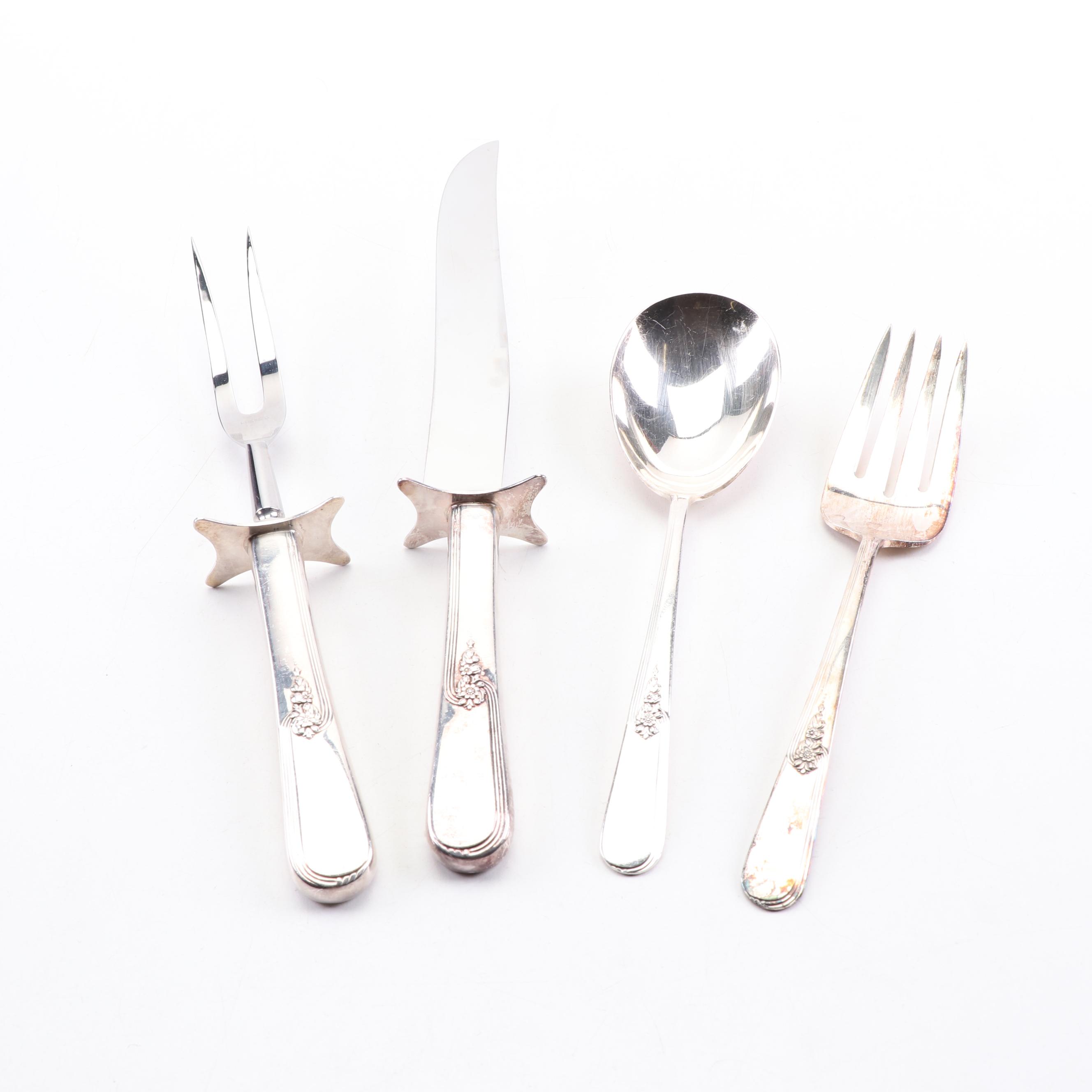 Holmes & Edwards Silver-Plate Flatware in Chest