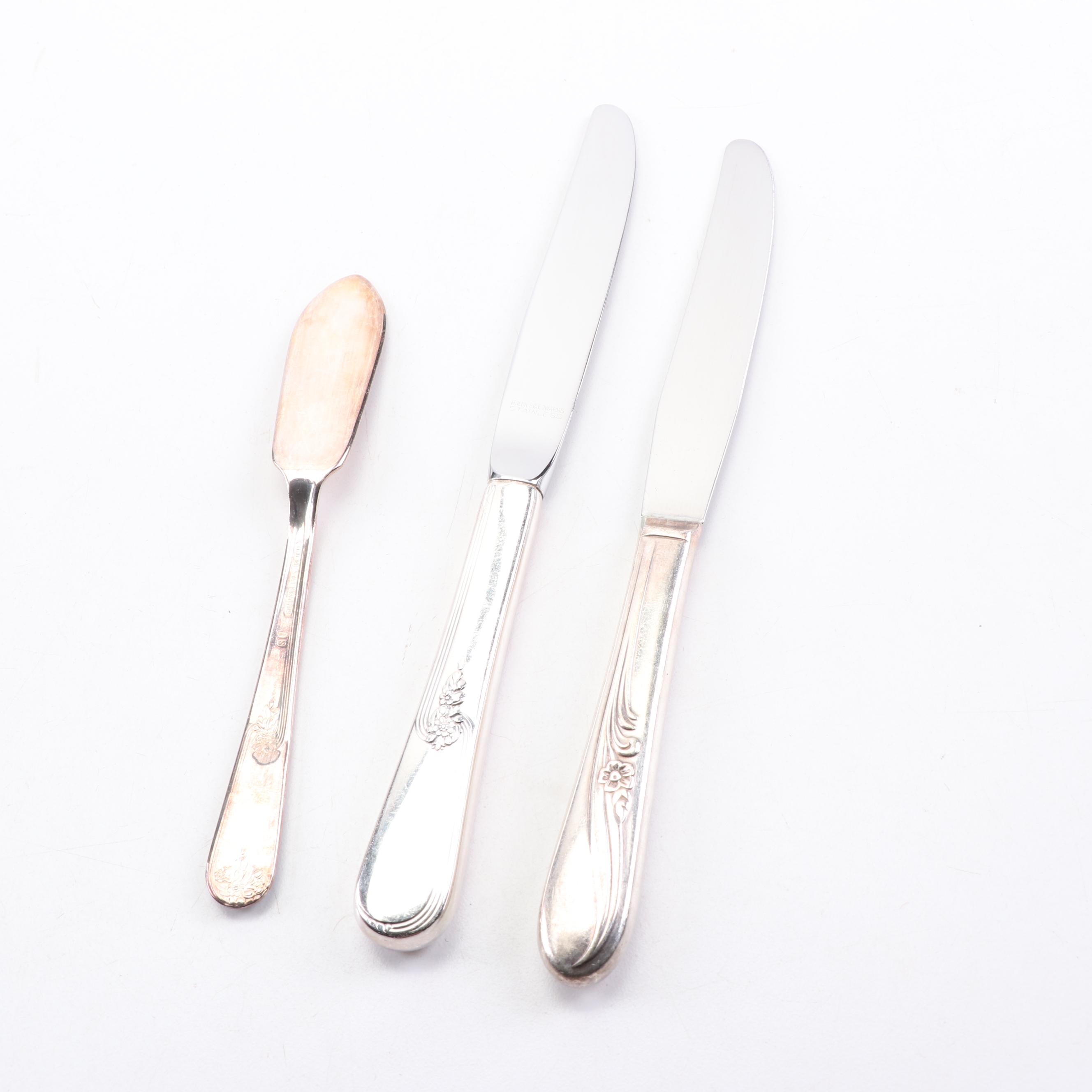 Holmes & Edwards Silver-Plate Flatware in Chest