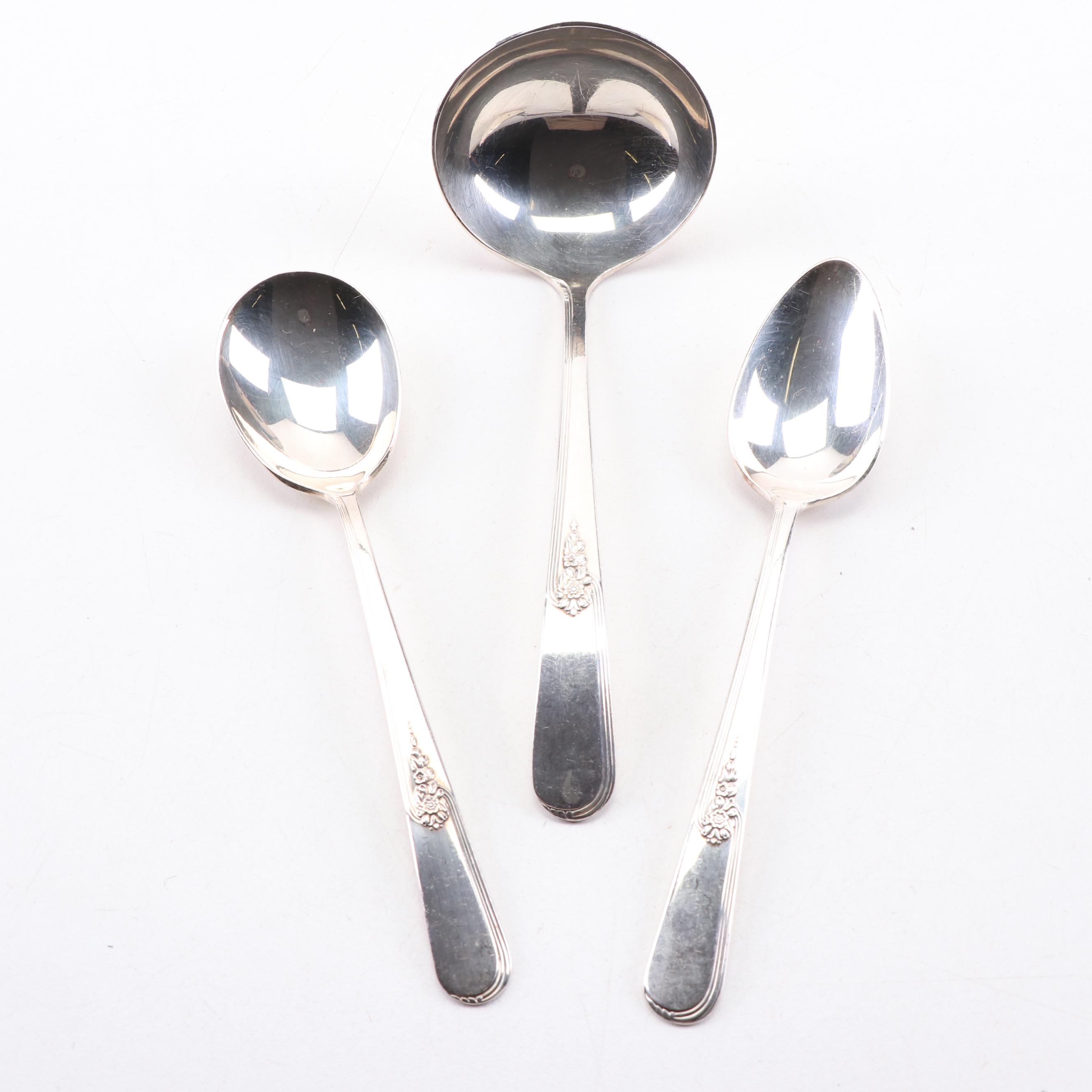 Holmes & Edwards Silver-Plate Flatware in Chest