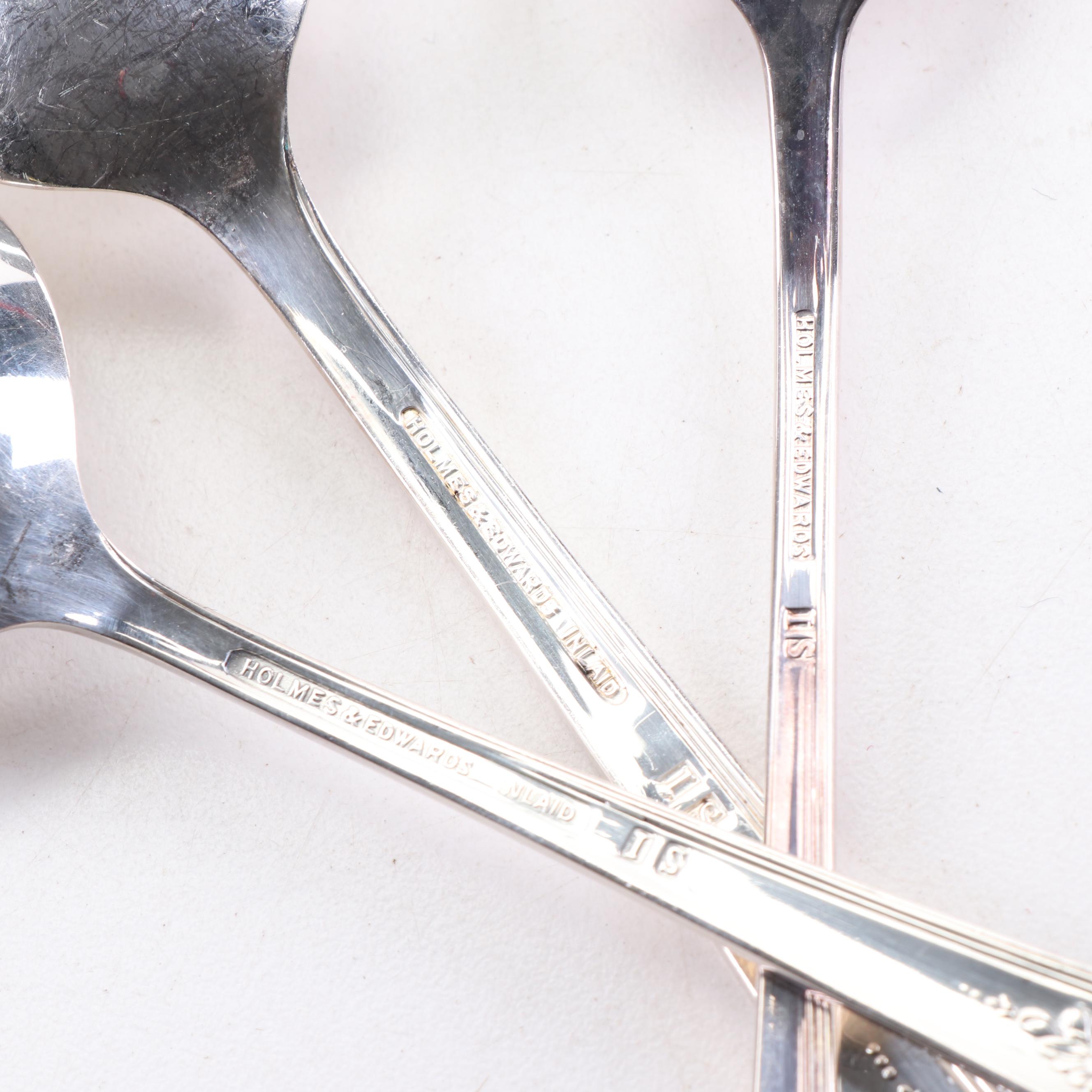 Holmes & Edwards Silver-Plate Flatware in Chest