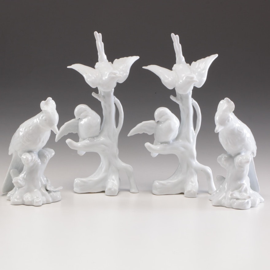 Decorative Ceramic Bird Figurine Pairs