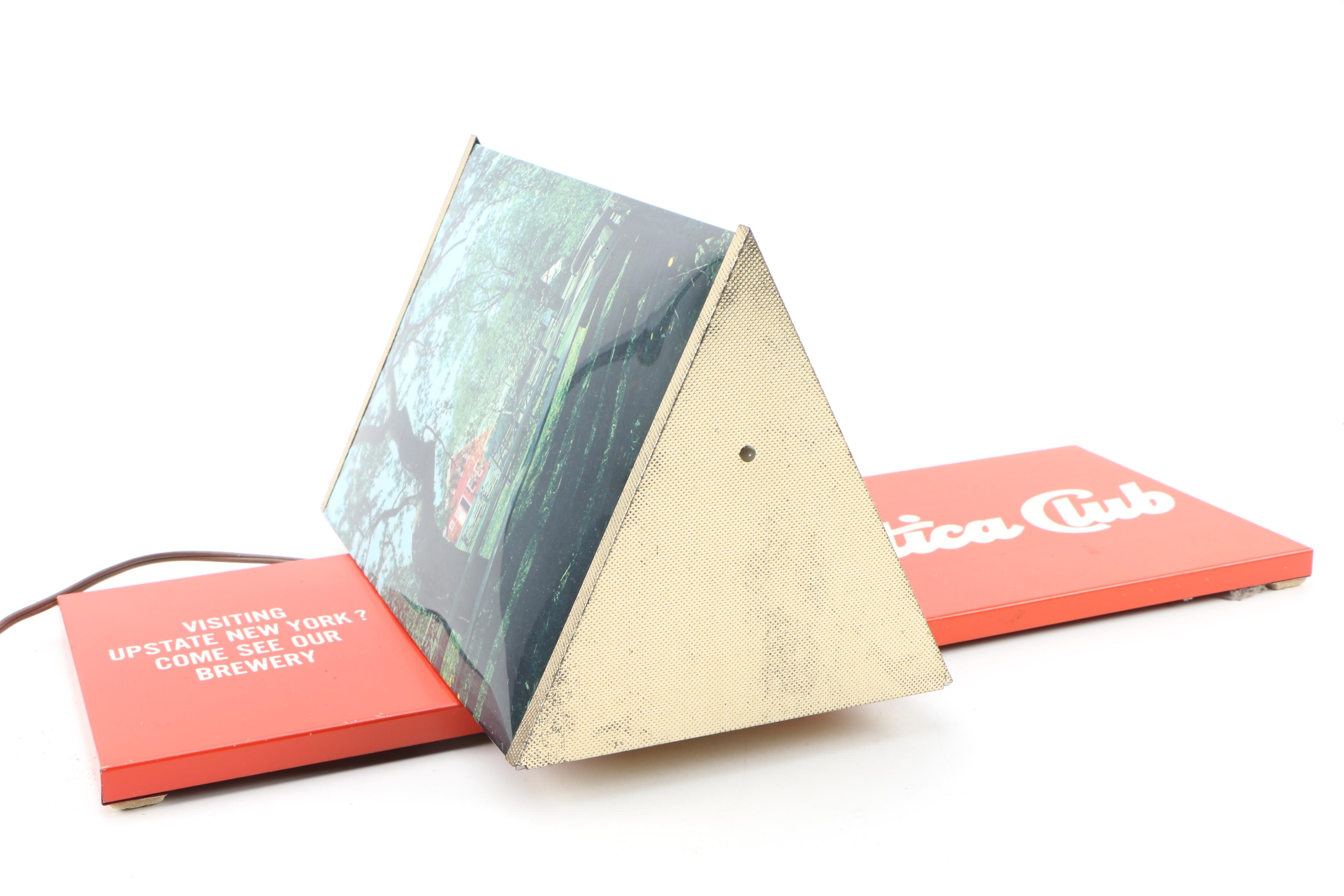 Utica Club Illuminated Tavern Sign