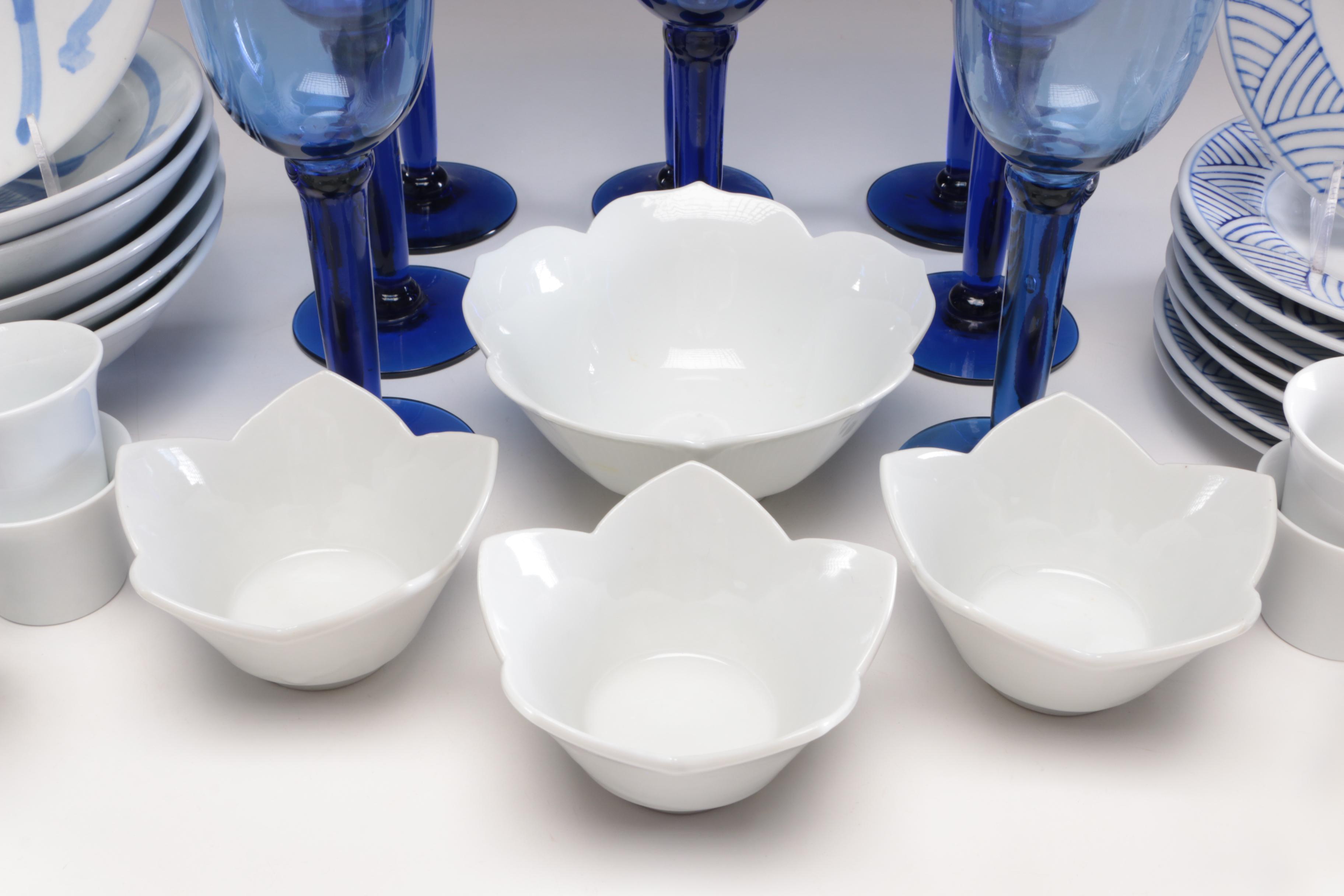 Pier 1 Imports Plates and Other Ceramic and Glass Dinner and Serveware