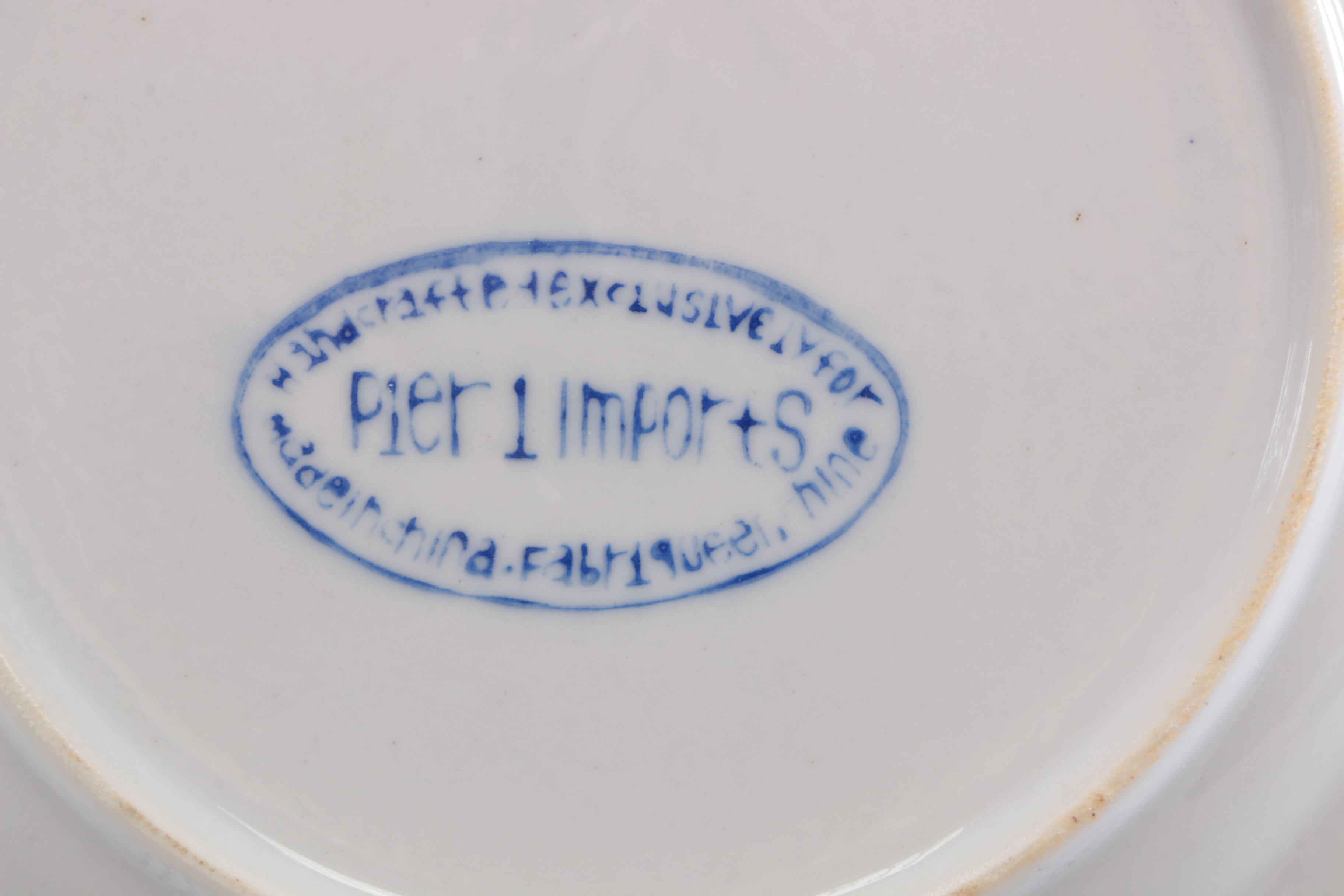 Pier 1 Imports Plates and Other Ceramic and Glass Dinner and Serveware