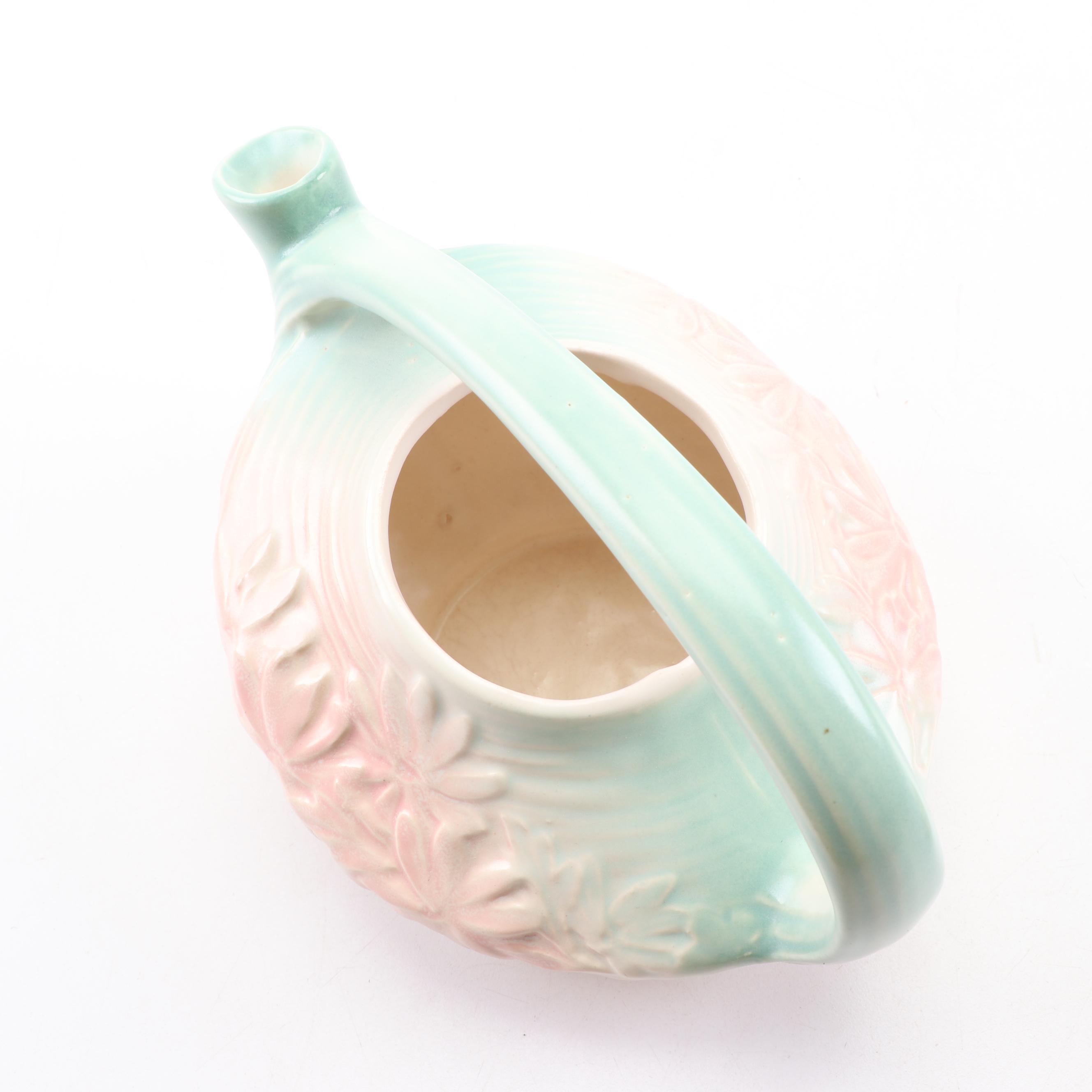 McCoy "Daisy" Art Pottery Teapot, Mid-Century