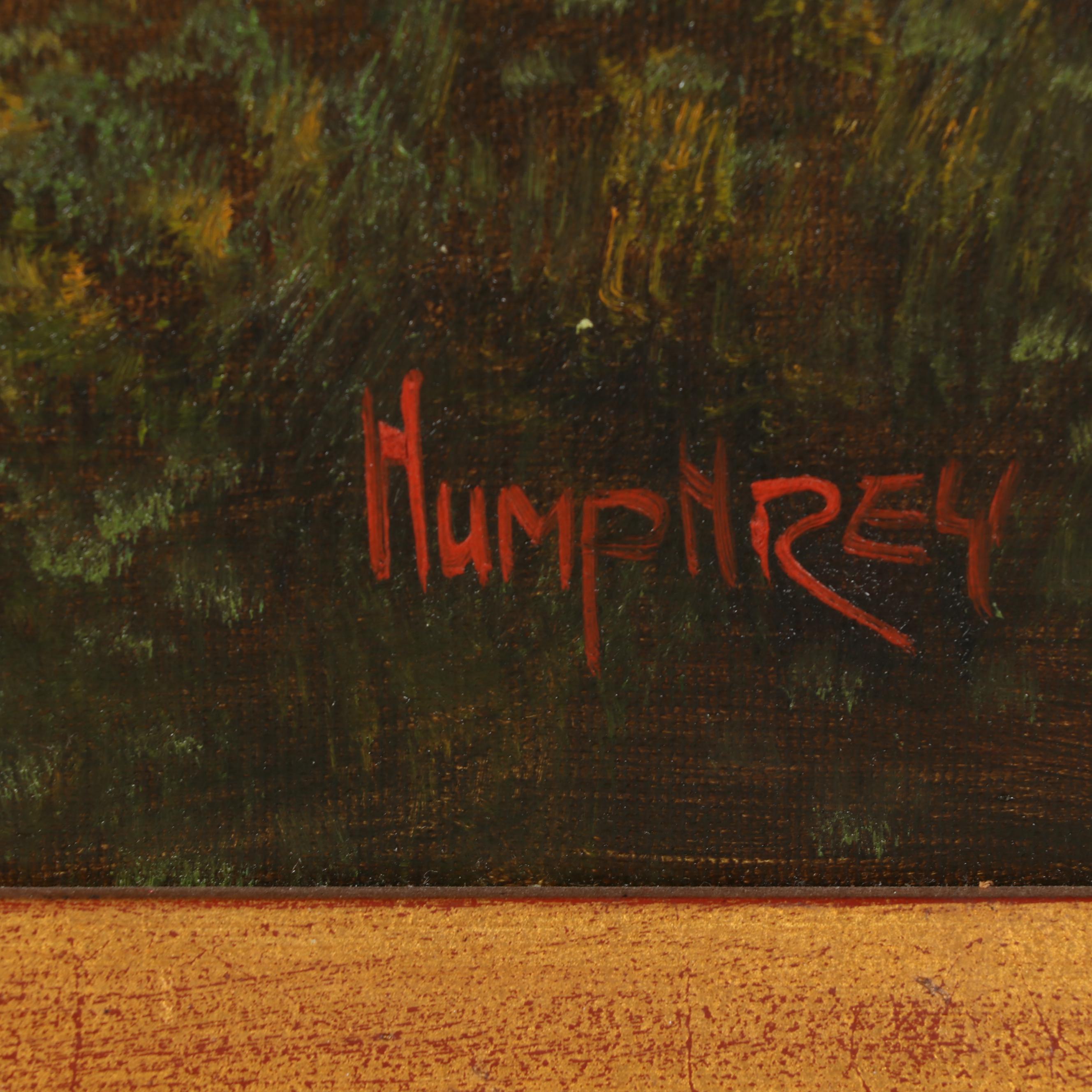 Humphrey Pastoral Landscape with Sheep Oil Painting