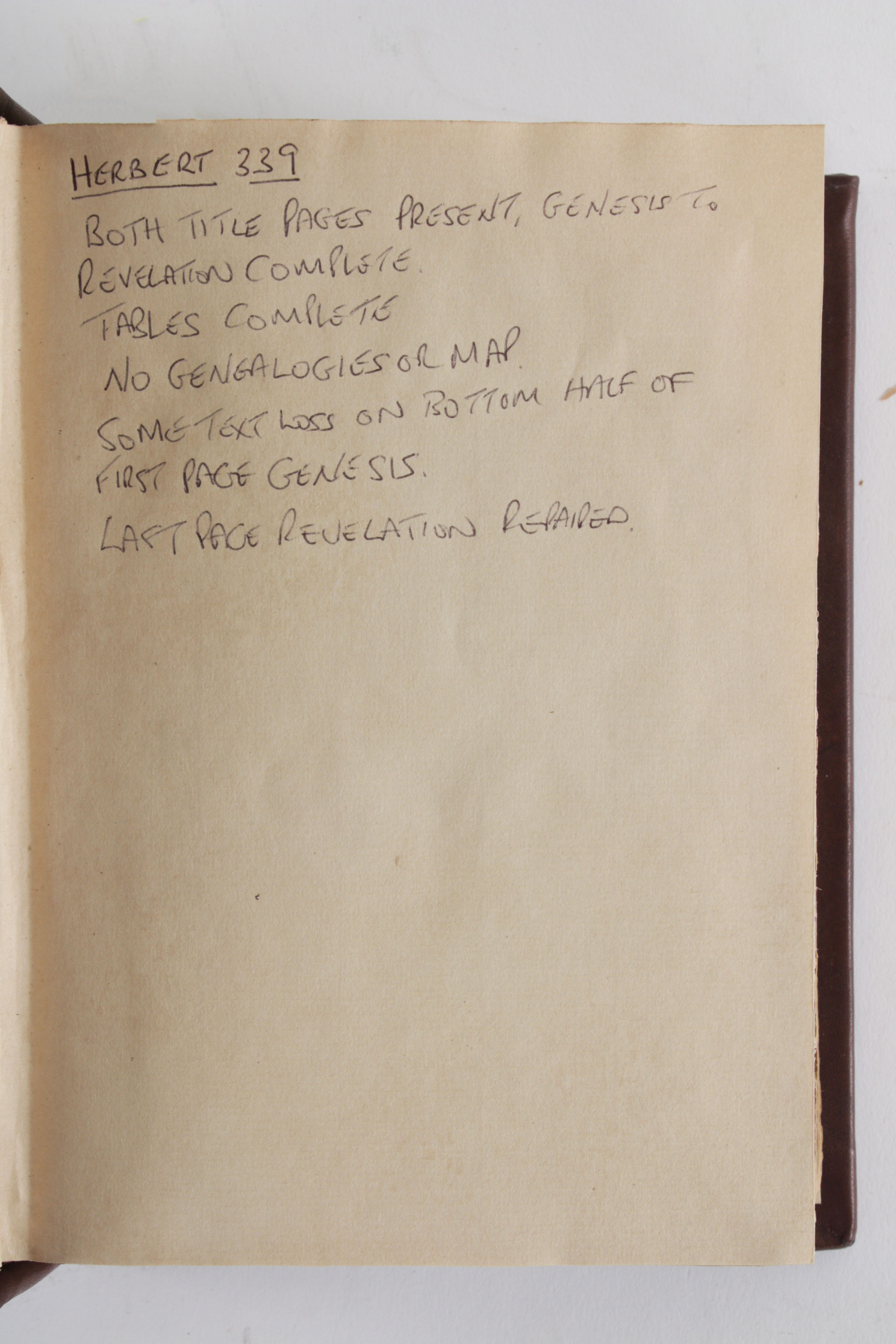 1615 King James Version Bible