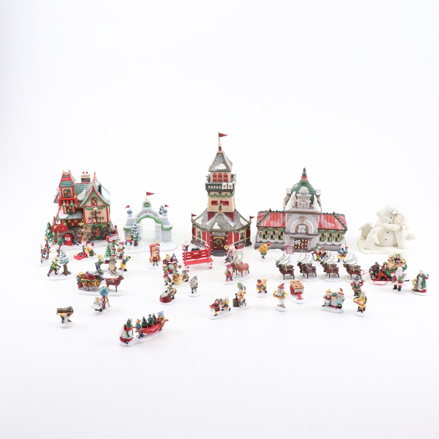 Department 56 Heritage Village, North Pole Series and Other Christmas Figurines