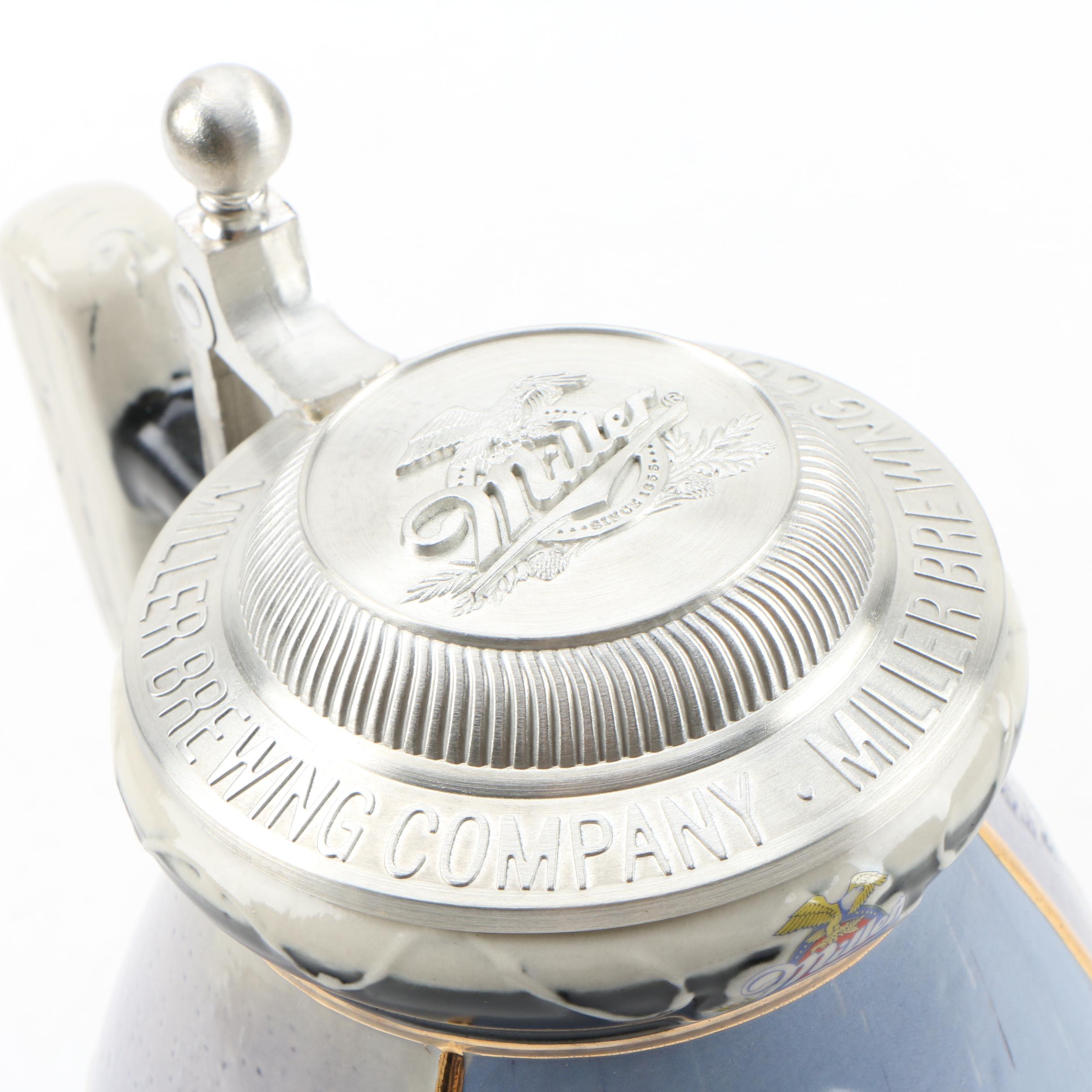 Miller The Saturday Evening Post Collection Beer Steins with Norman Rockwell Art