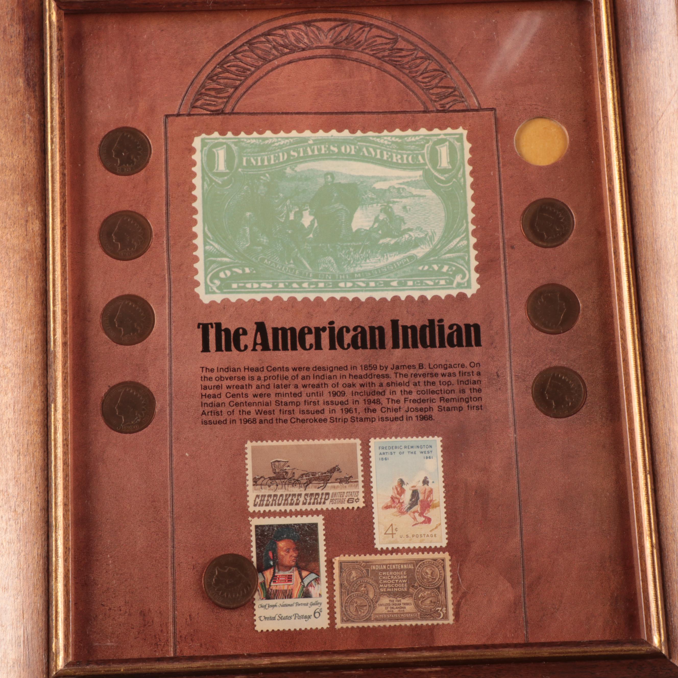 Eight Framed U.S. Coin Collections