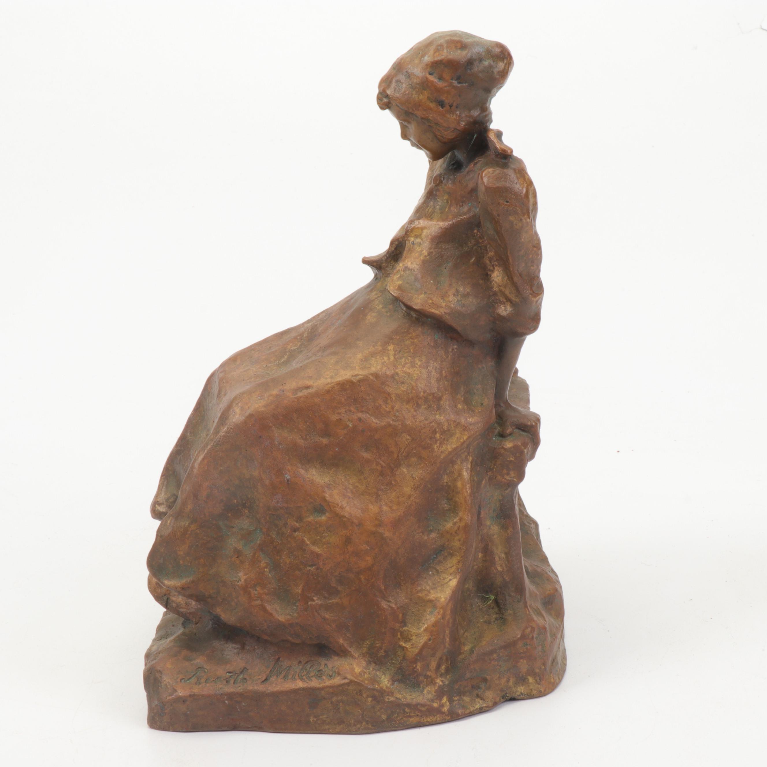 Ruth Milles Bronze Sculpture "Suzanne"
