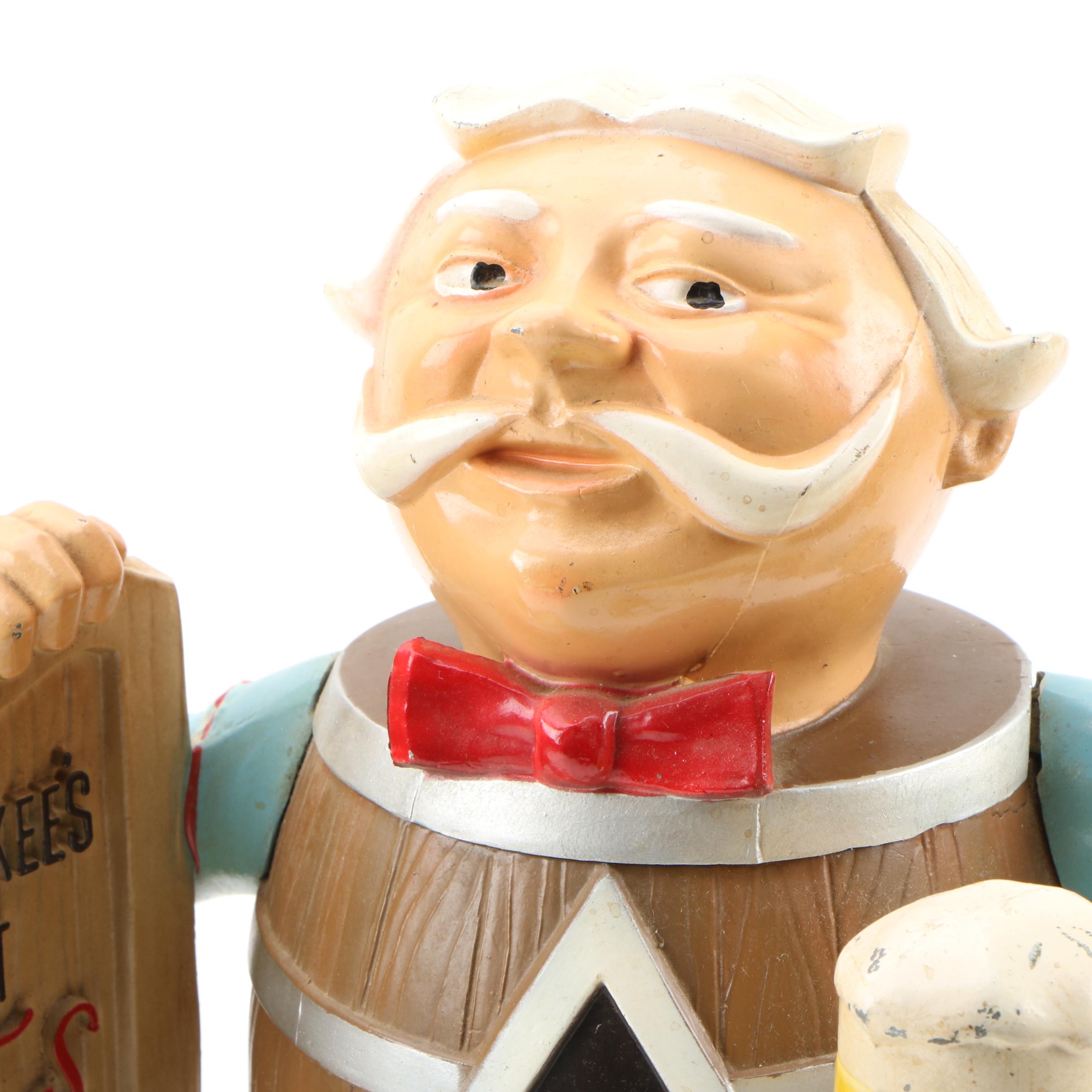 Blatz Promotional Back Bar Beer Figurine