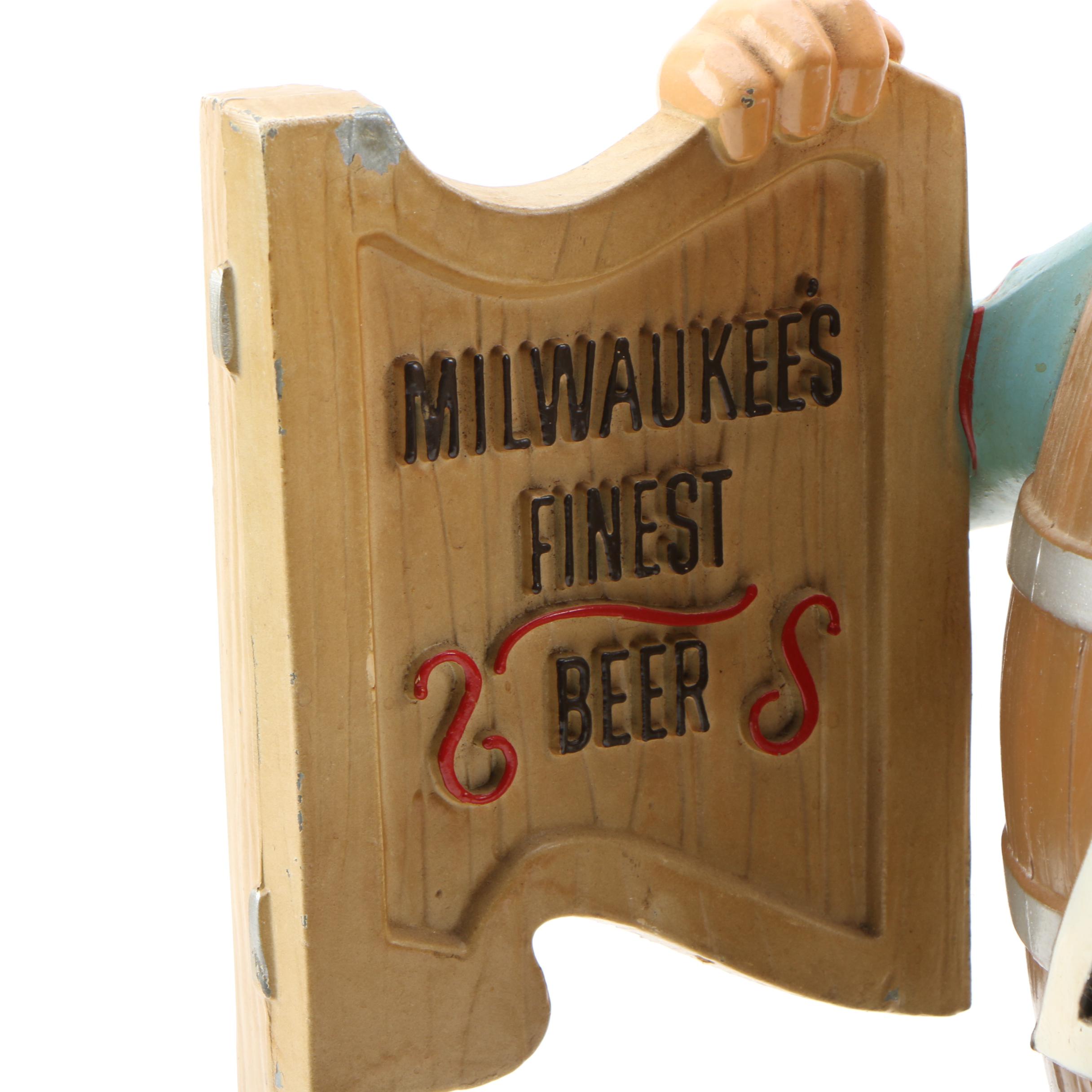 Blatz Promotional Back Bar Beer Figurine