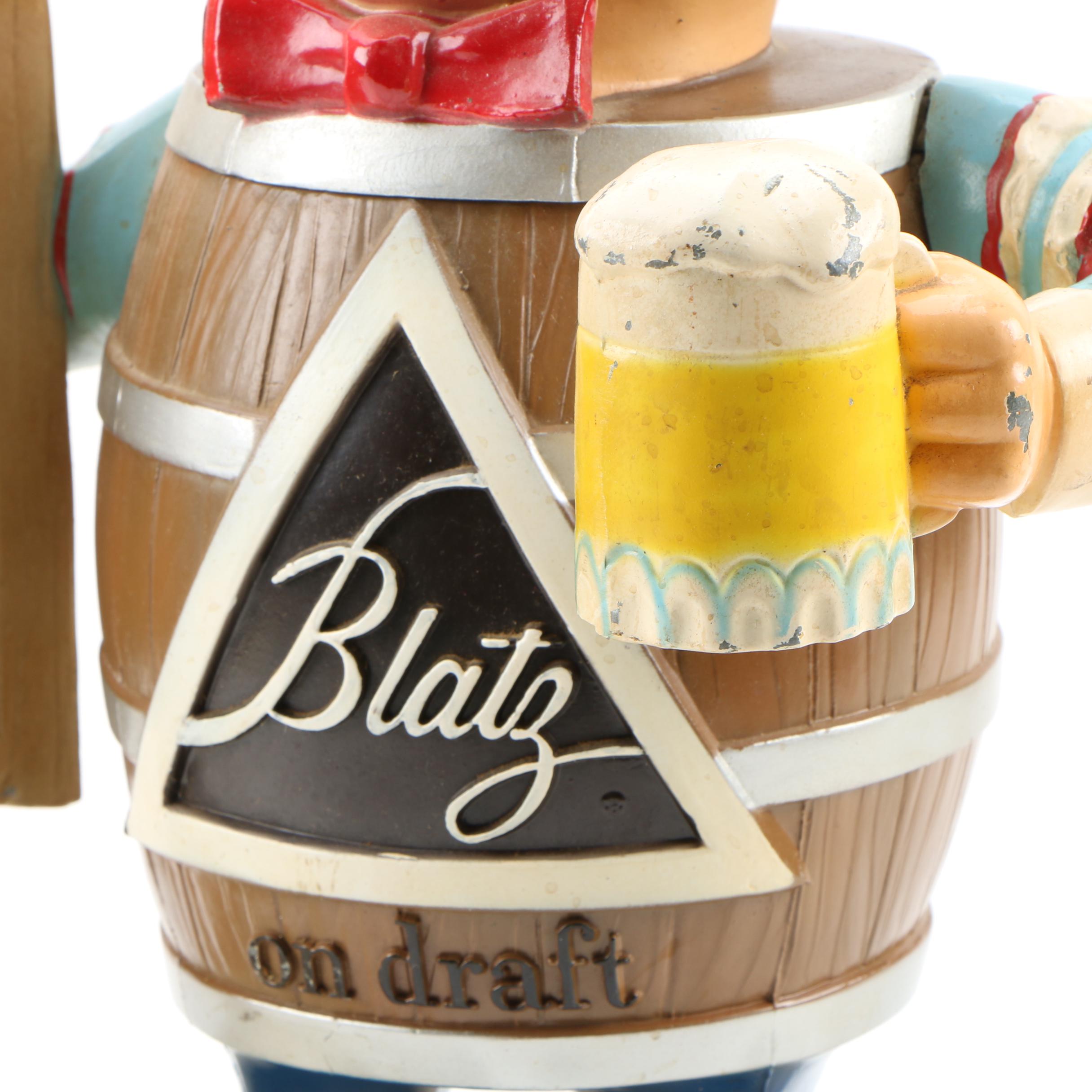Blatz Promotional Back Bar Beer Figurine