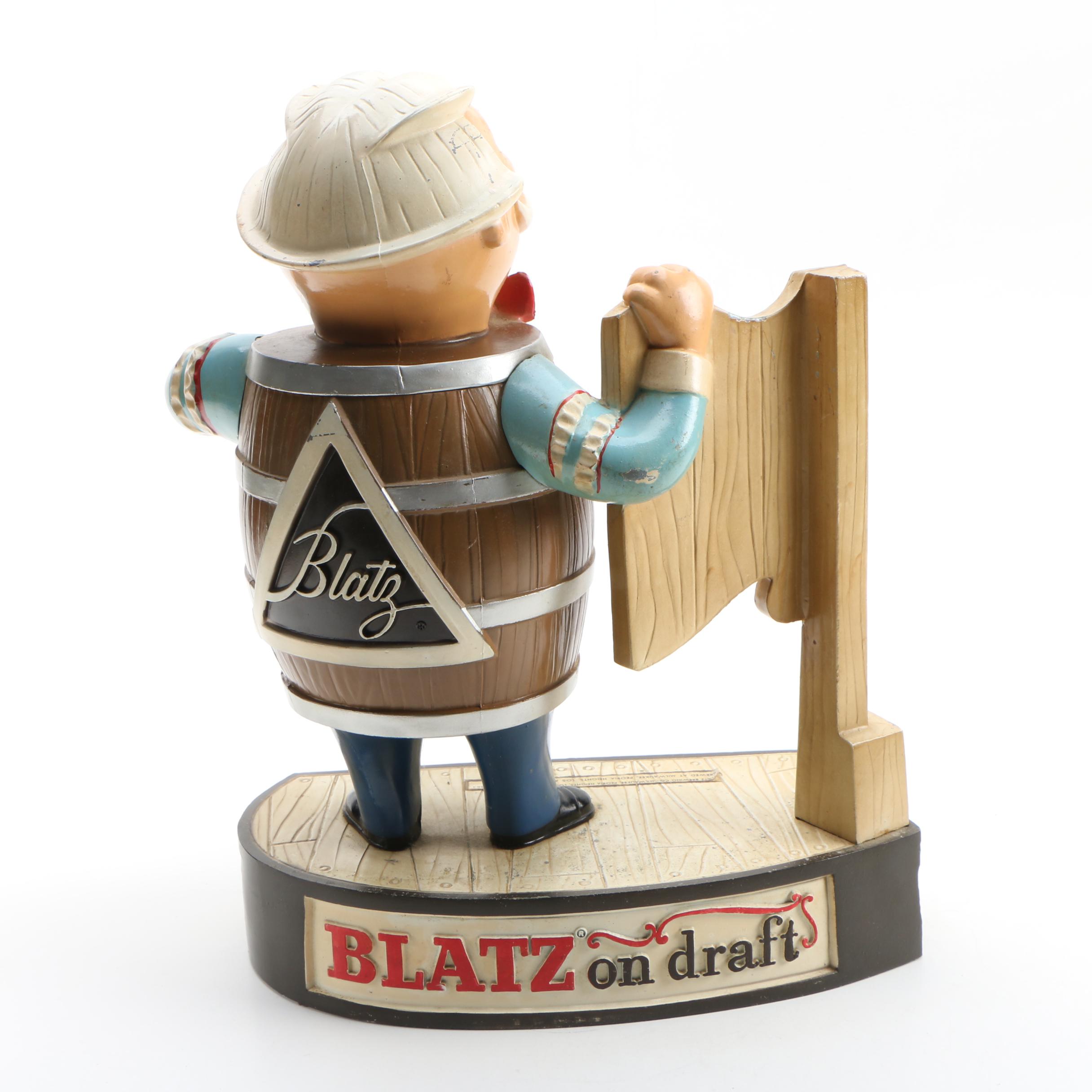 Blatz Promotional Back Bar Beer Figurine