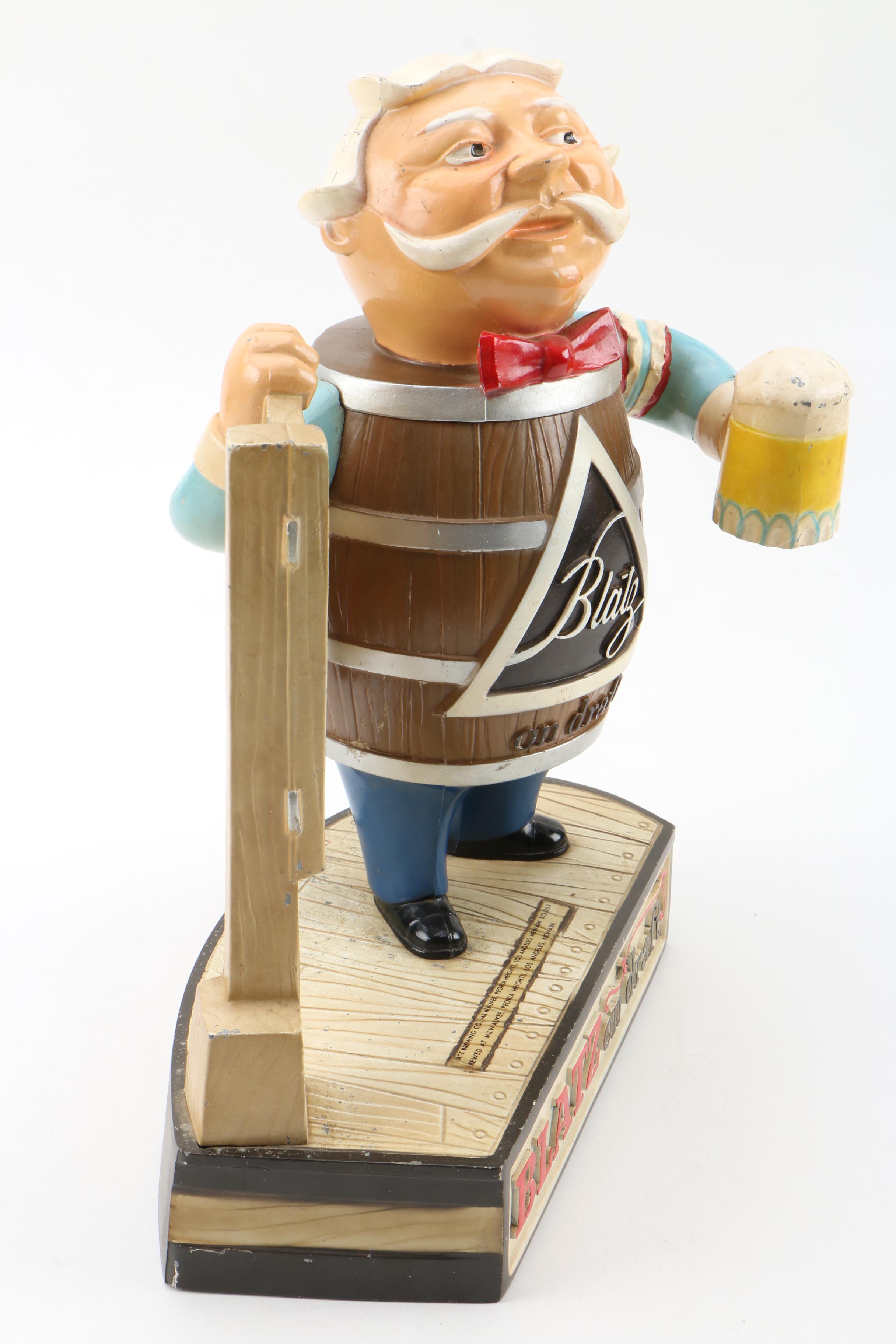 Blatz Promotional Back Bar Beer Figurine