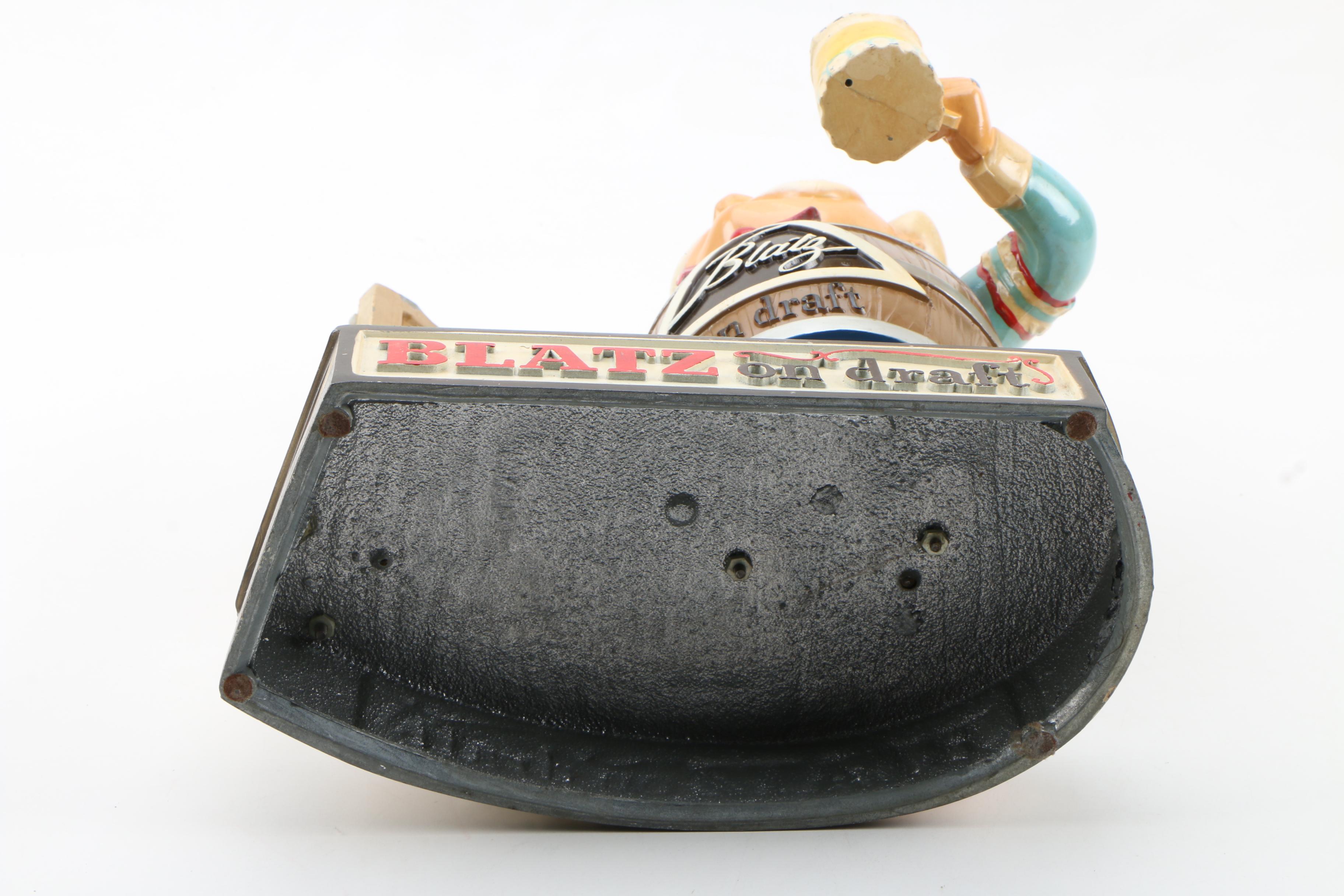 Blatz Promotional Back Bar Beer Figurine
