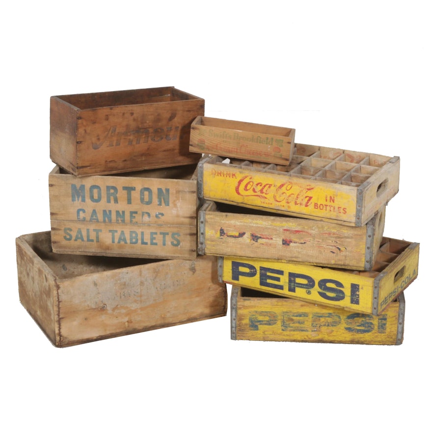 Wooden Advertising Crates