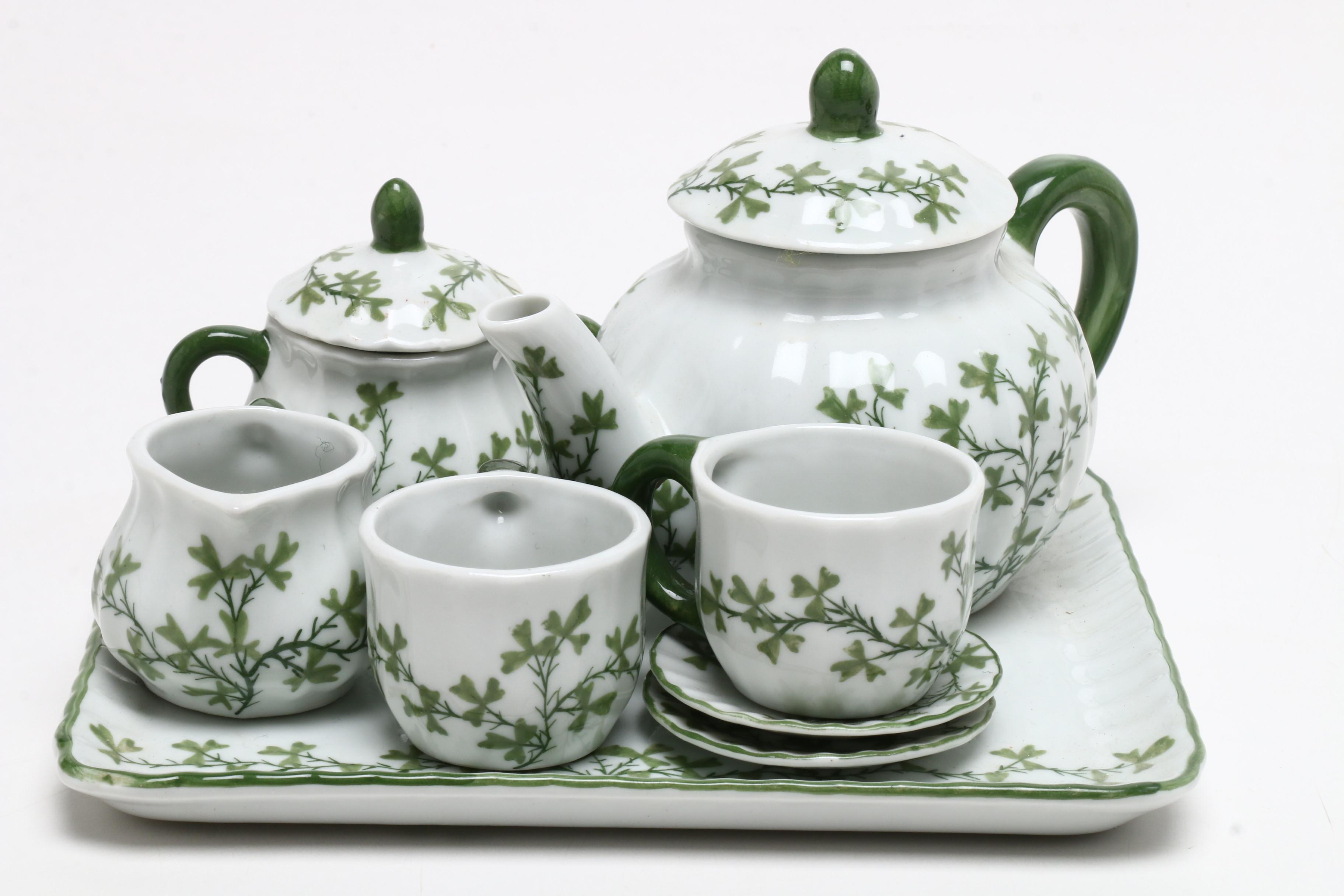 Miniature Tea Sets with Sake Set