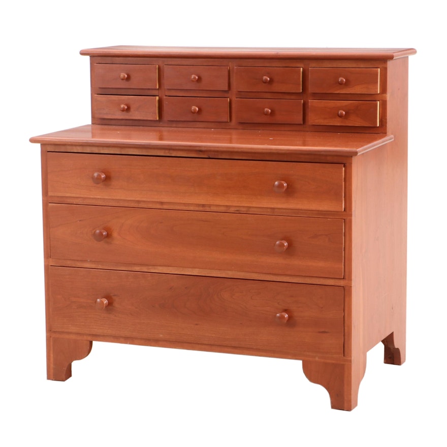 Contemporary Federal Style Bench-Made Cherry Chest of Drawers by Jeremy Gibson