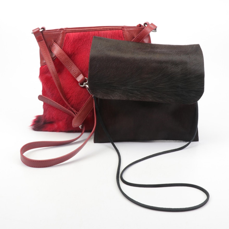 Sondra Roberts and Other Dyed Calf Hair Crossbody Bags