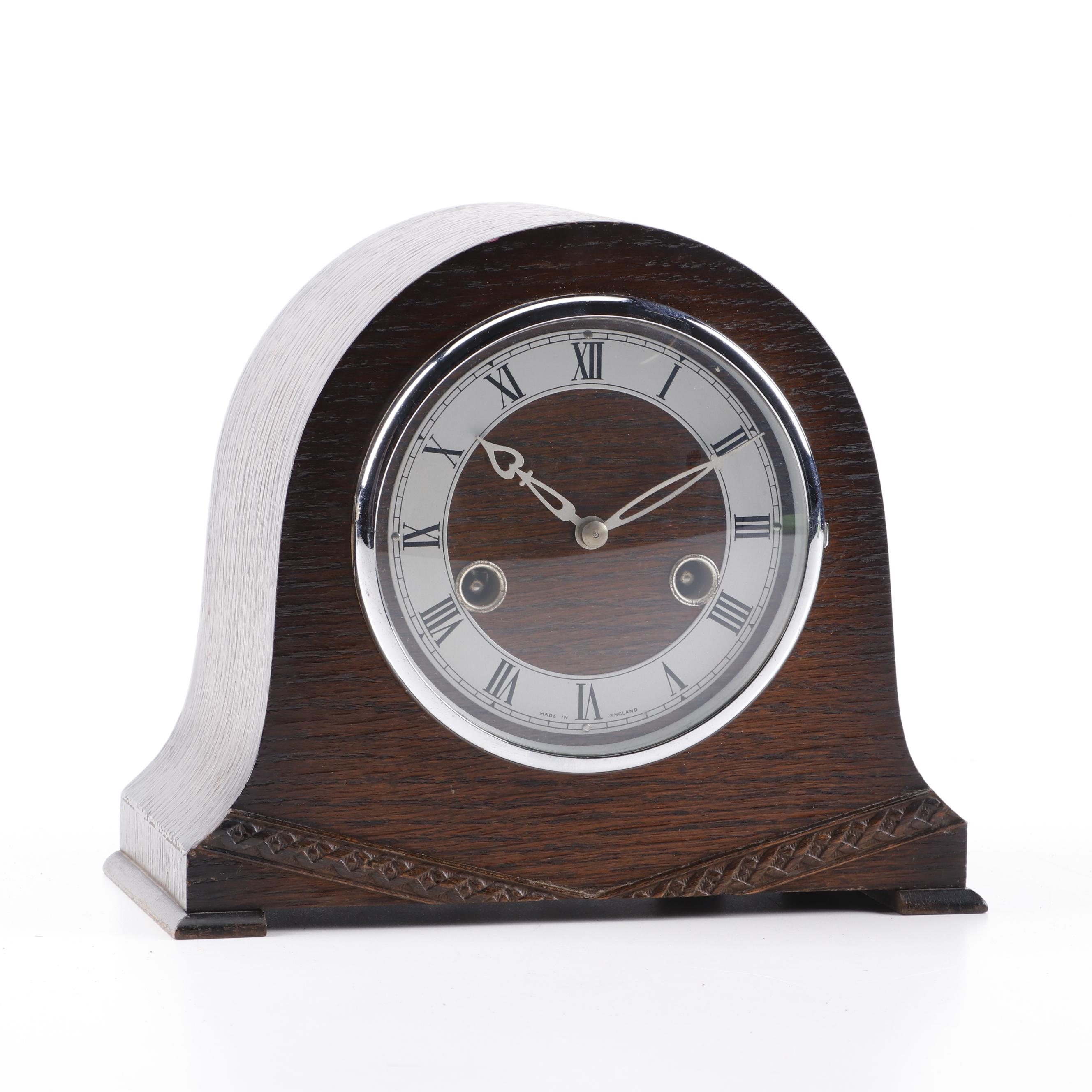 Smiths Enfield Clock Co. Mantel Clock, Mid-Century