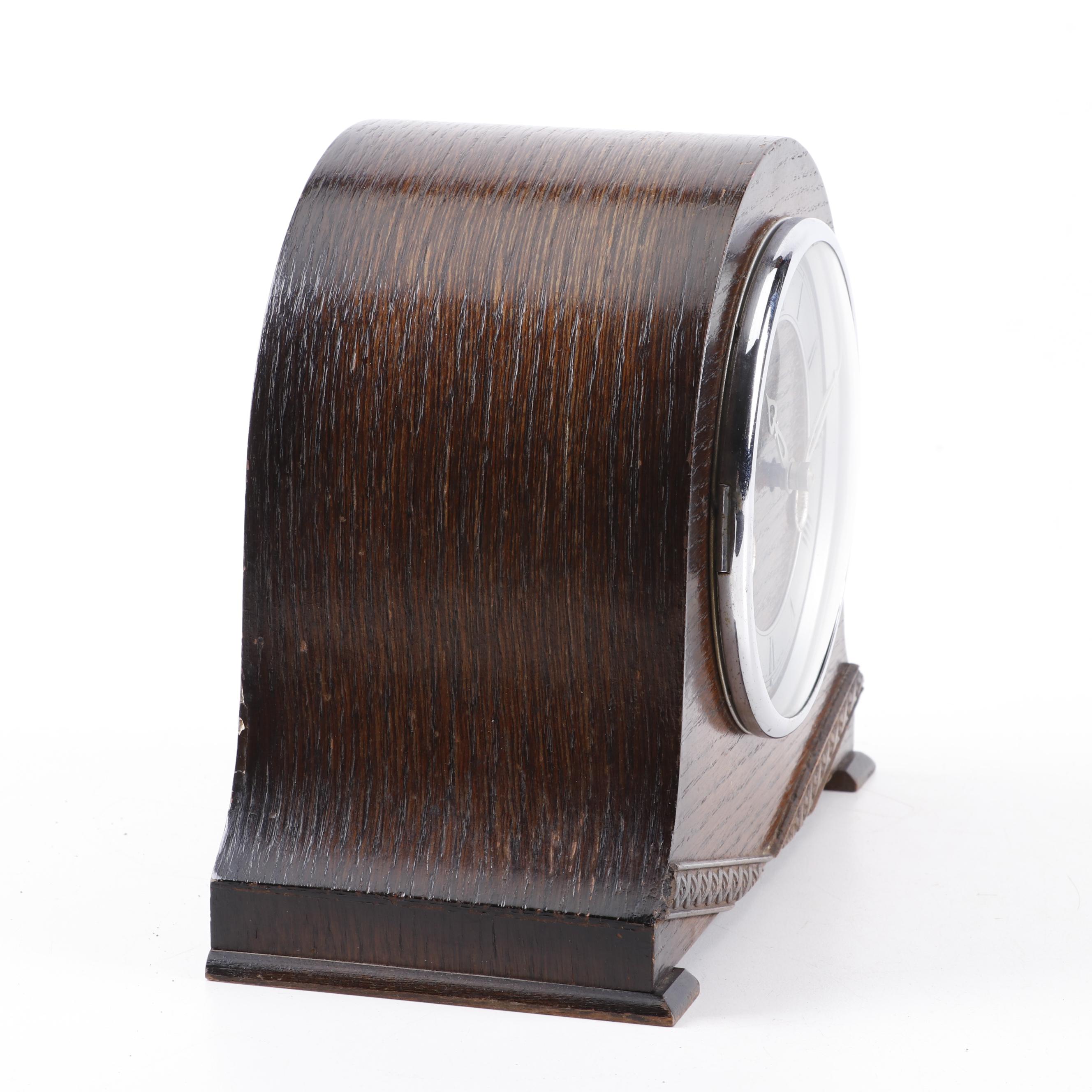 Smiths Enfield Clock Co. Mantel Clock, Mid-Century