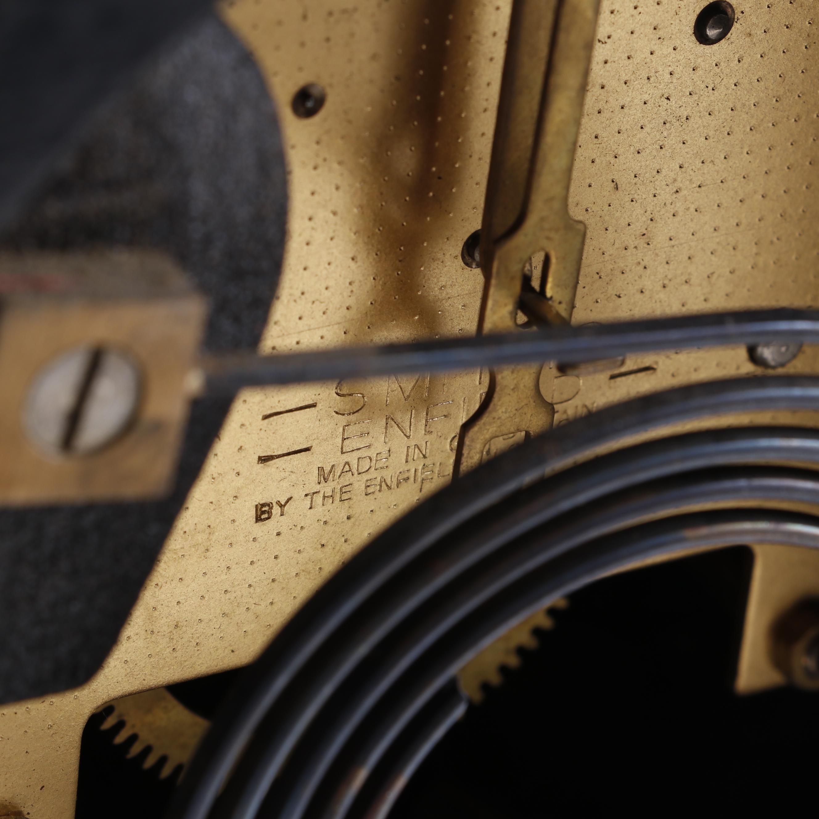 Smiths Enfield Clock Co. Mantel Clock, Mid-Century