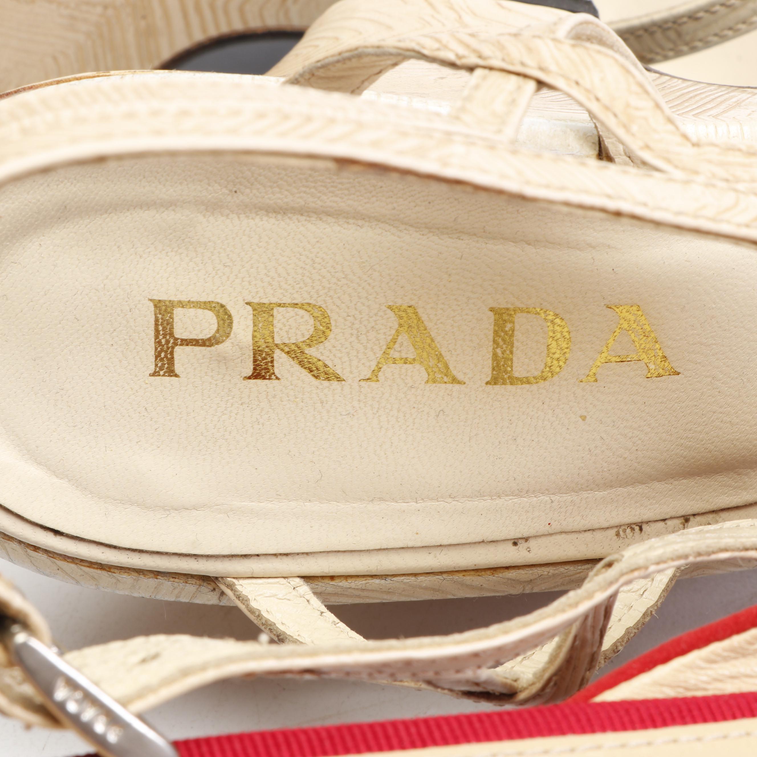 Prada and Salvatore Ferragamo Sandals