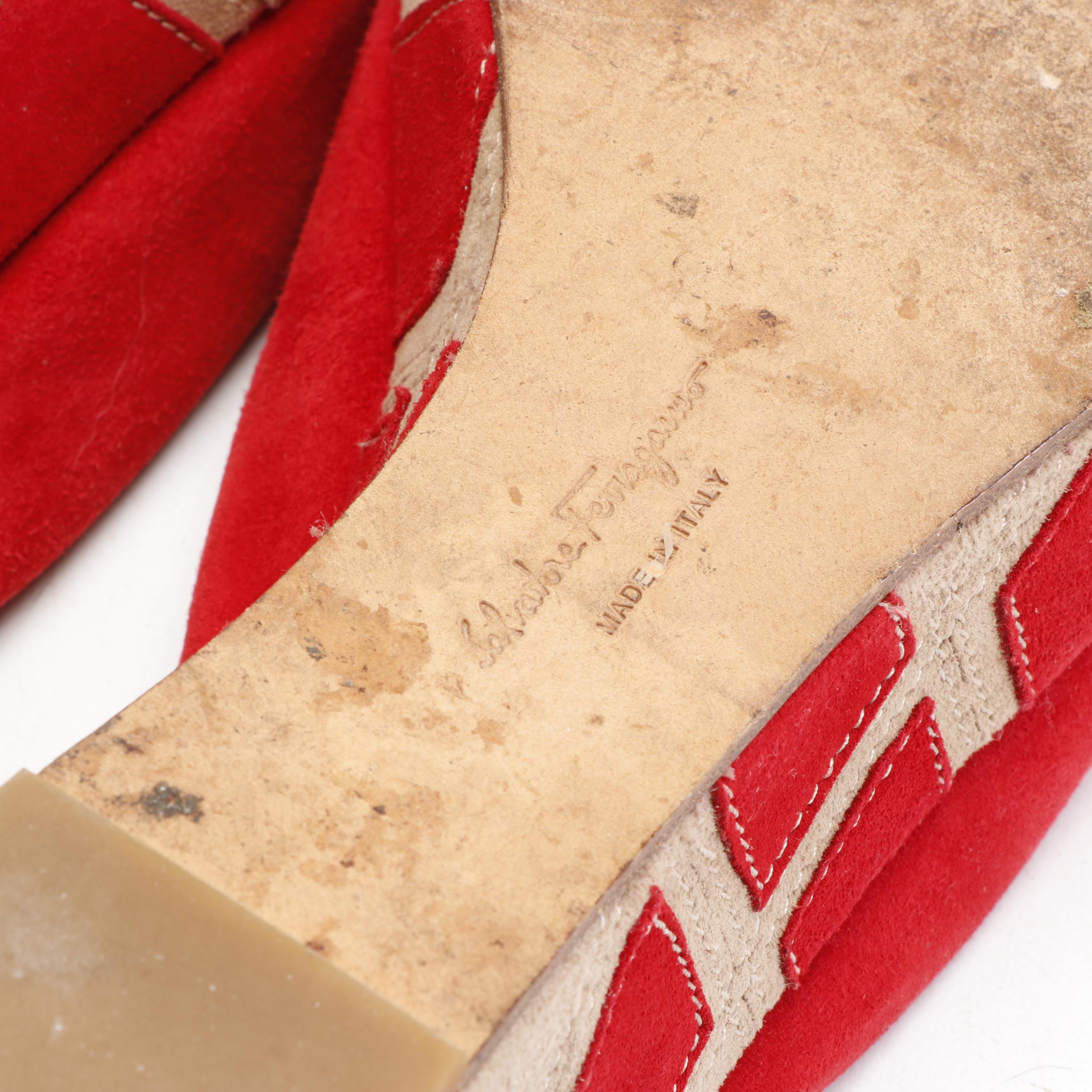 Prada and Salvatore Ferragamo Sandals