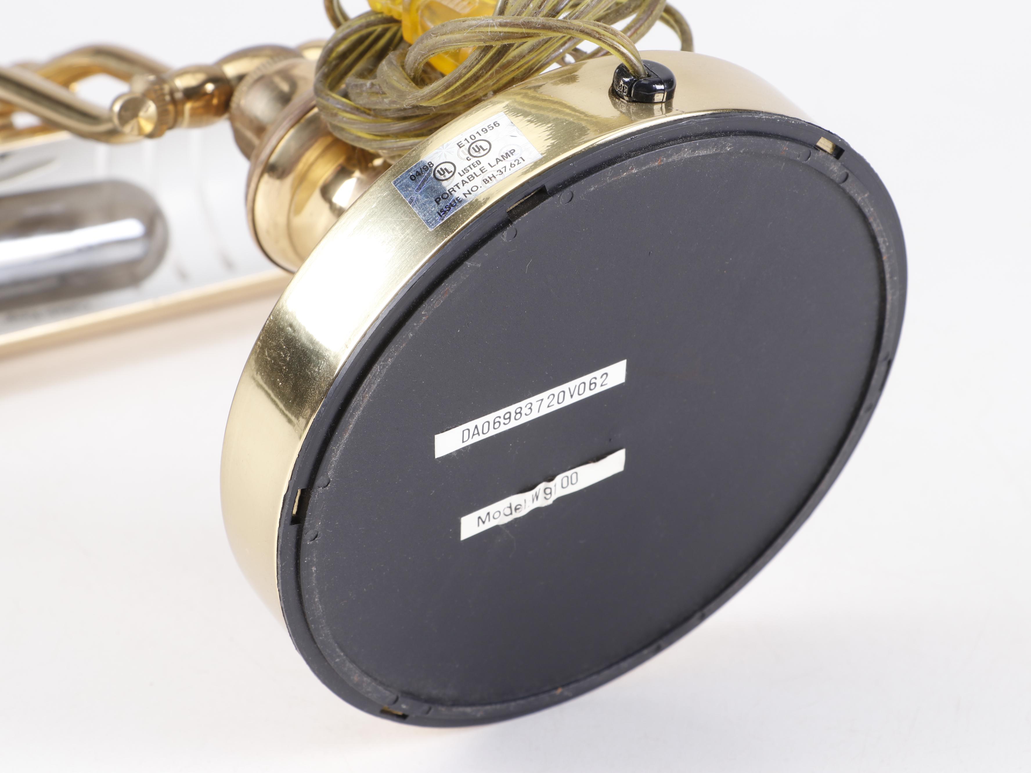 Brass Adjustable Piano Lamp, Contemporary