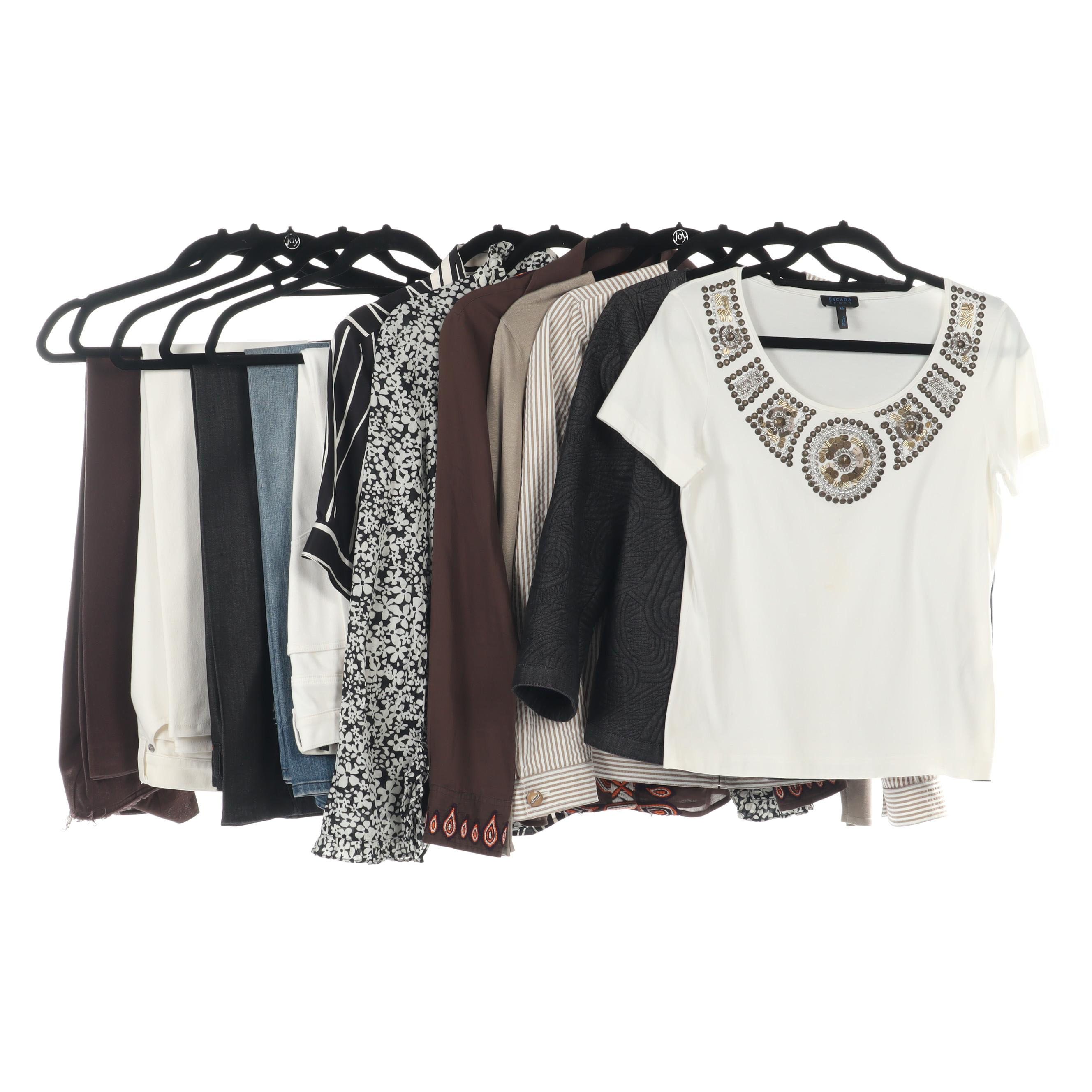 St John, Escada, and Tory Burch and Emanuel Ungaro Separates