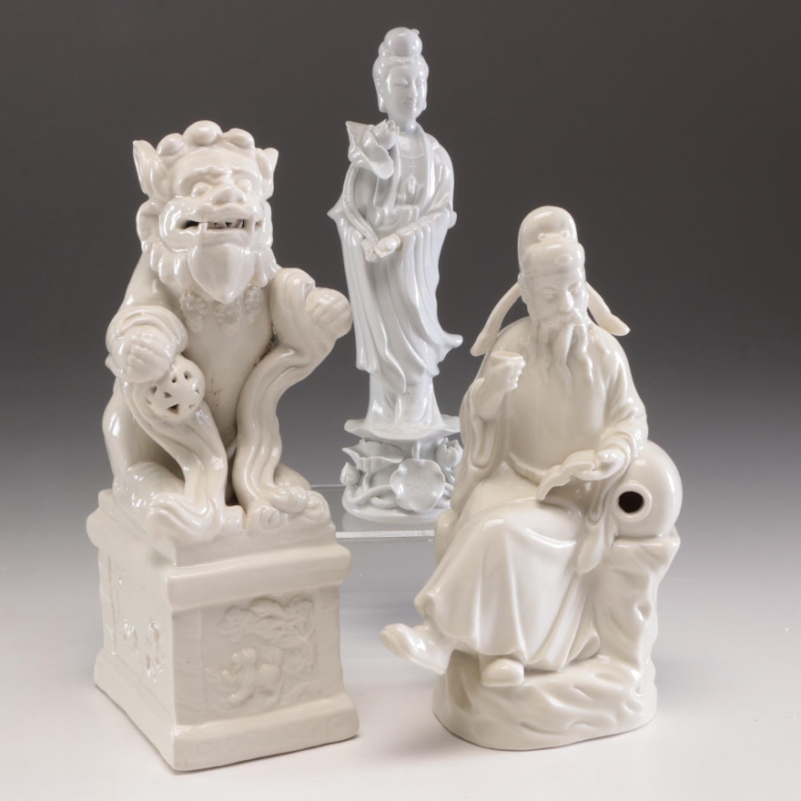 Chinese Ceramic Figurines, Mid to Late 20th Century