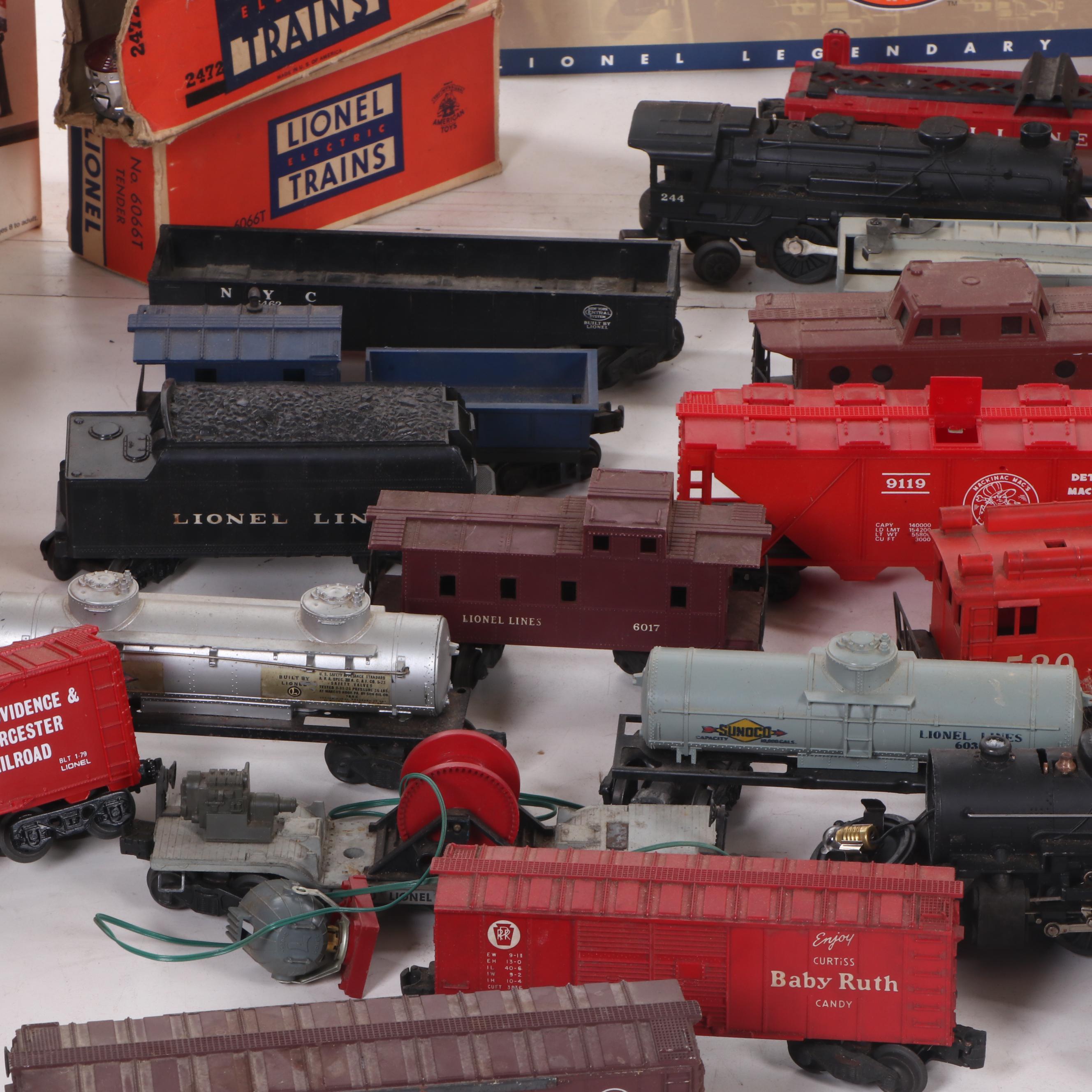 Lionel Scale O Motorized Model Train Cars, Transformers, Tracks, and Accessories