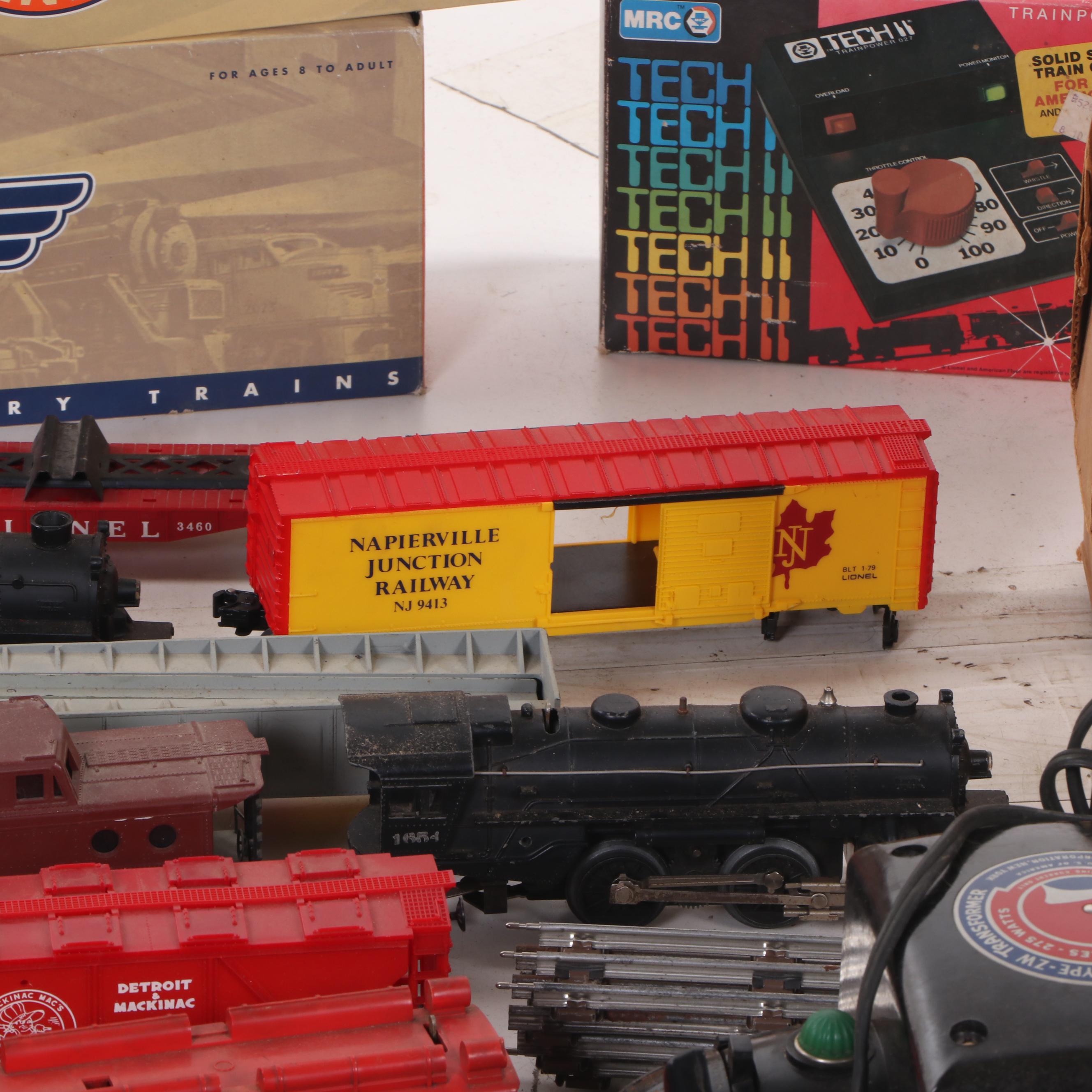 Lionel Scale O Motorized Model Train Cars, Transformers, Tracks, and Accessories