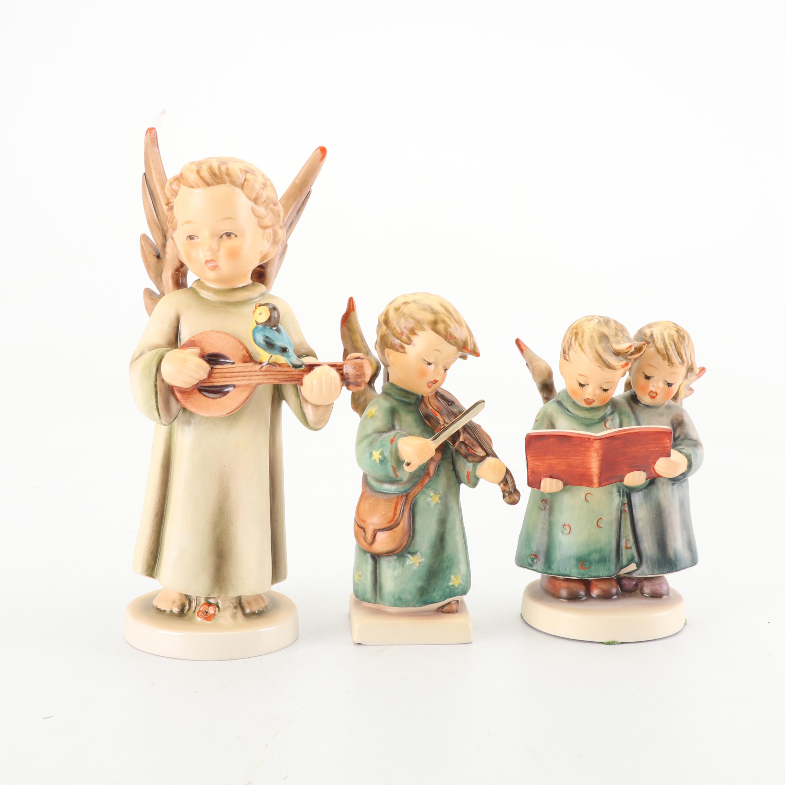 Hummel "Angel Duet" and Angel Themed Porcelain Figurines