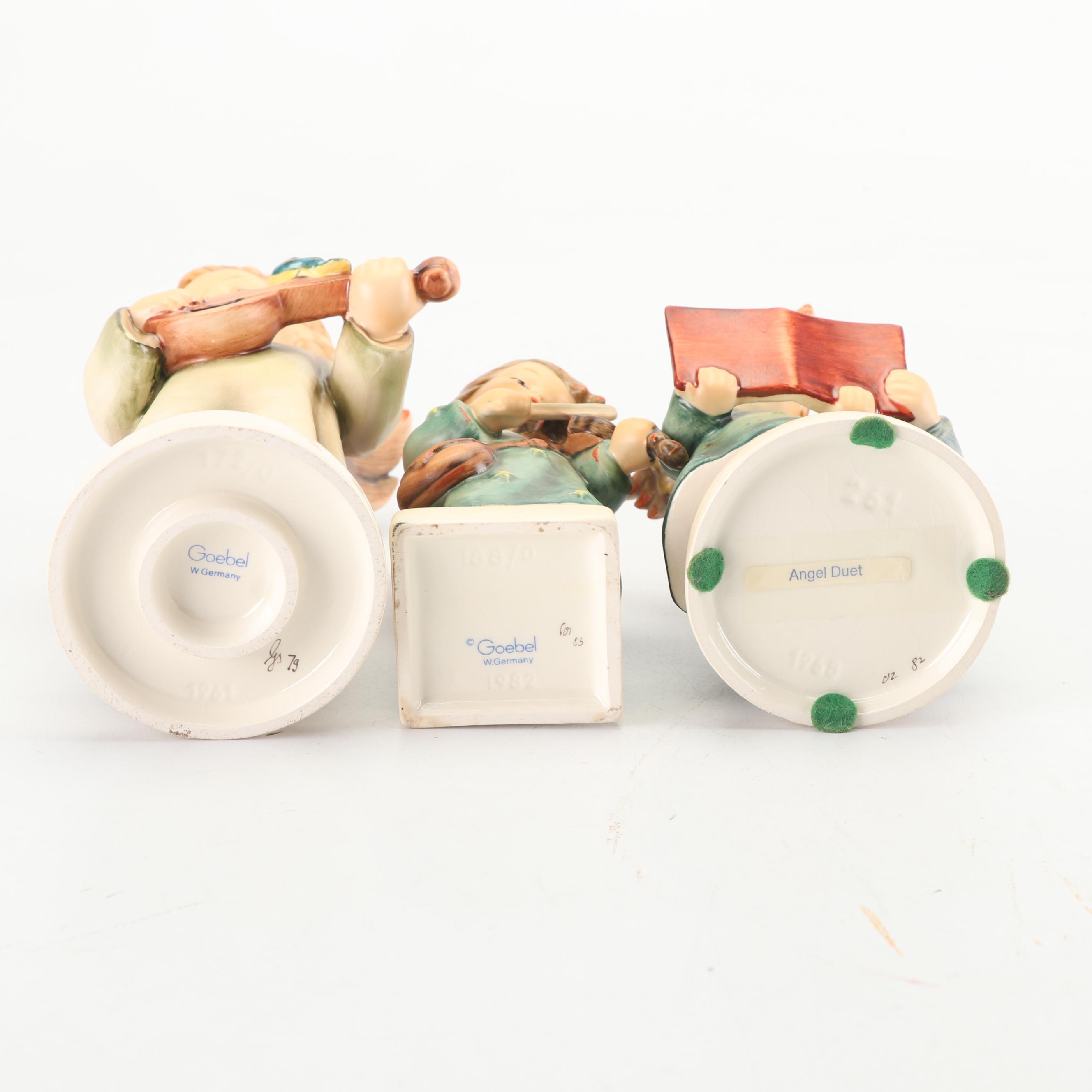 Hummel "Angel Duet" and Angel Themed Porcelain Figurines