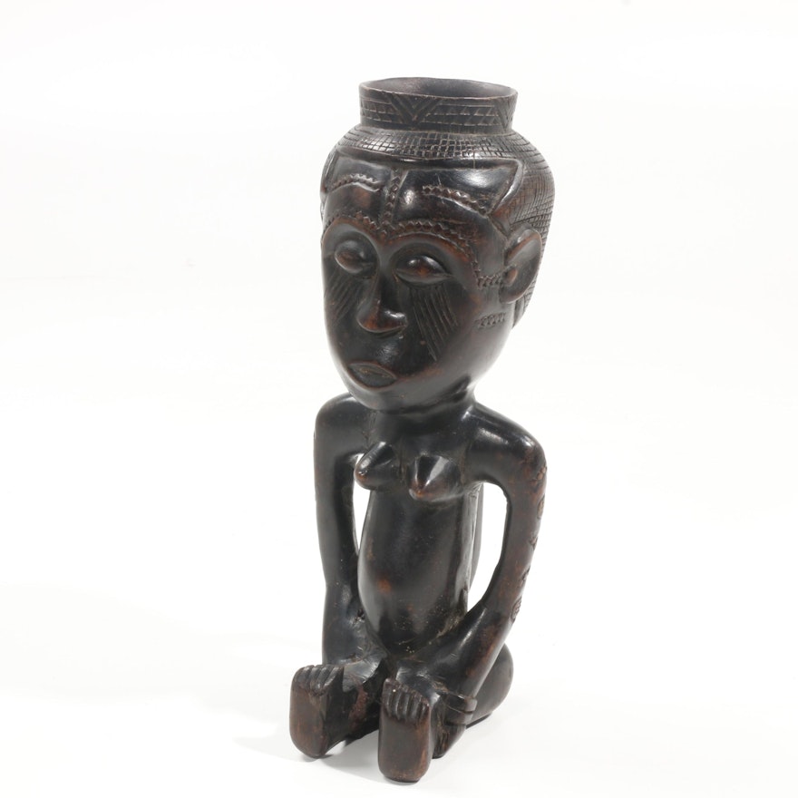 Wooden Kuba Palm Wine Cup