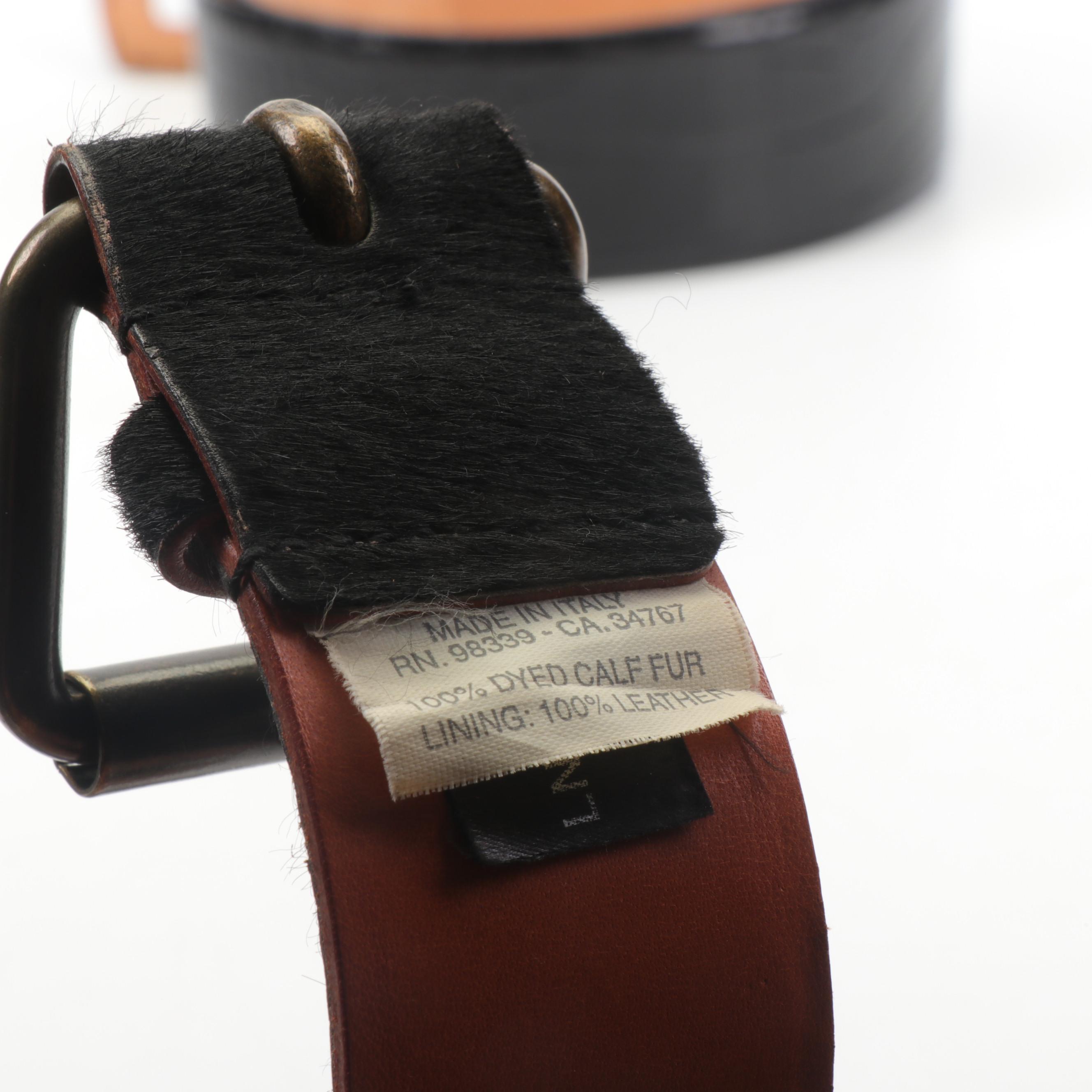 Miu Miu, Max Mara, Brighton and Francesco Bias Belts